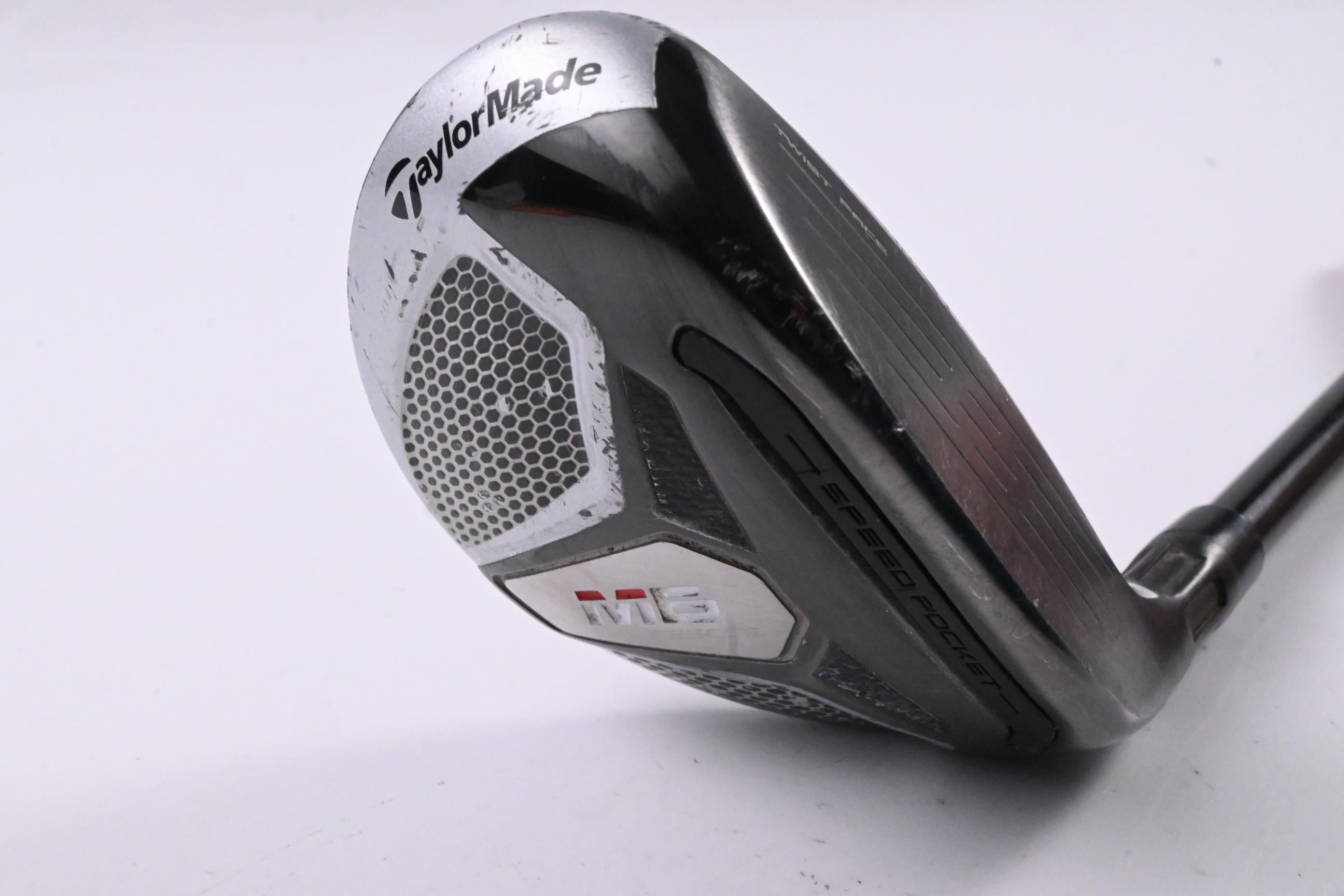 Taylormade M6 #4 Hybrid / 22 Degree / Regular Flex Fujikura Atmos Orange 6 Shaft