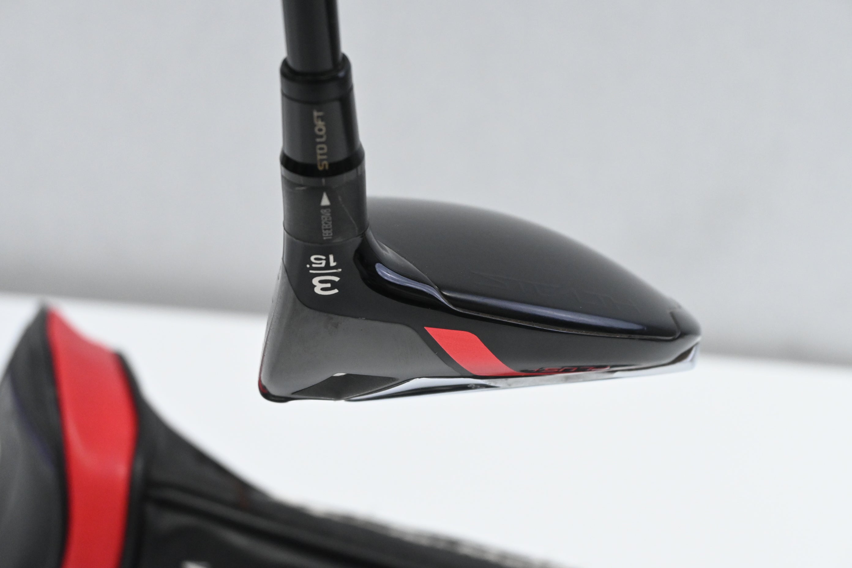Taylormade Stealth Plus #3 Wood / 15 Degree / Stiff Flex HZRDUS Smoke Red RDX 75