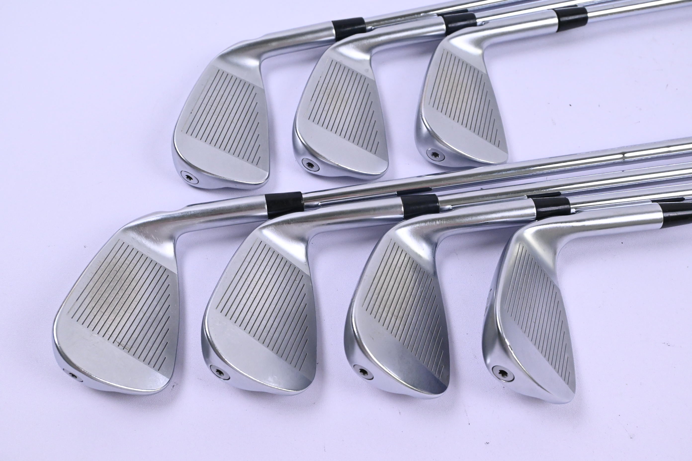 Left Hand Ping i525 Irons / 5-PW+GW / Black Dot / Stiff Flex N.S.PRO Shafts