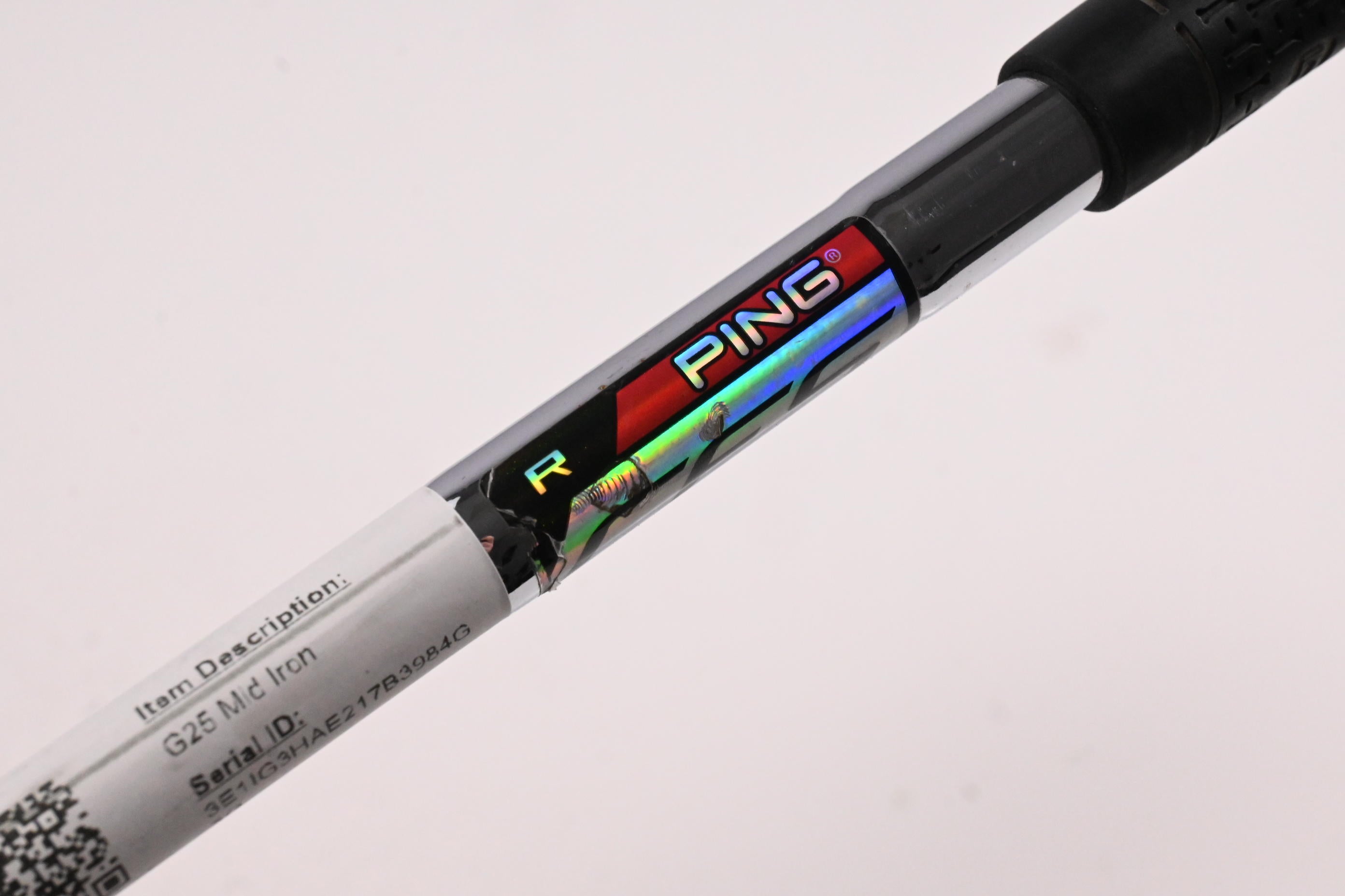 Ping G25 #6 Iron / Black Dot / Regular Flex Ping CFS Shaft