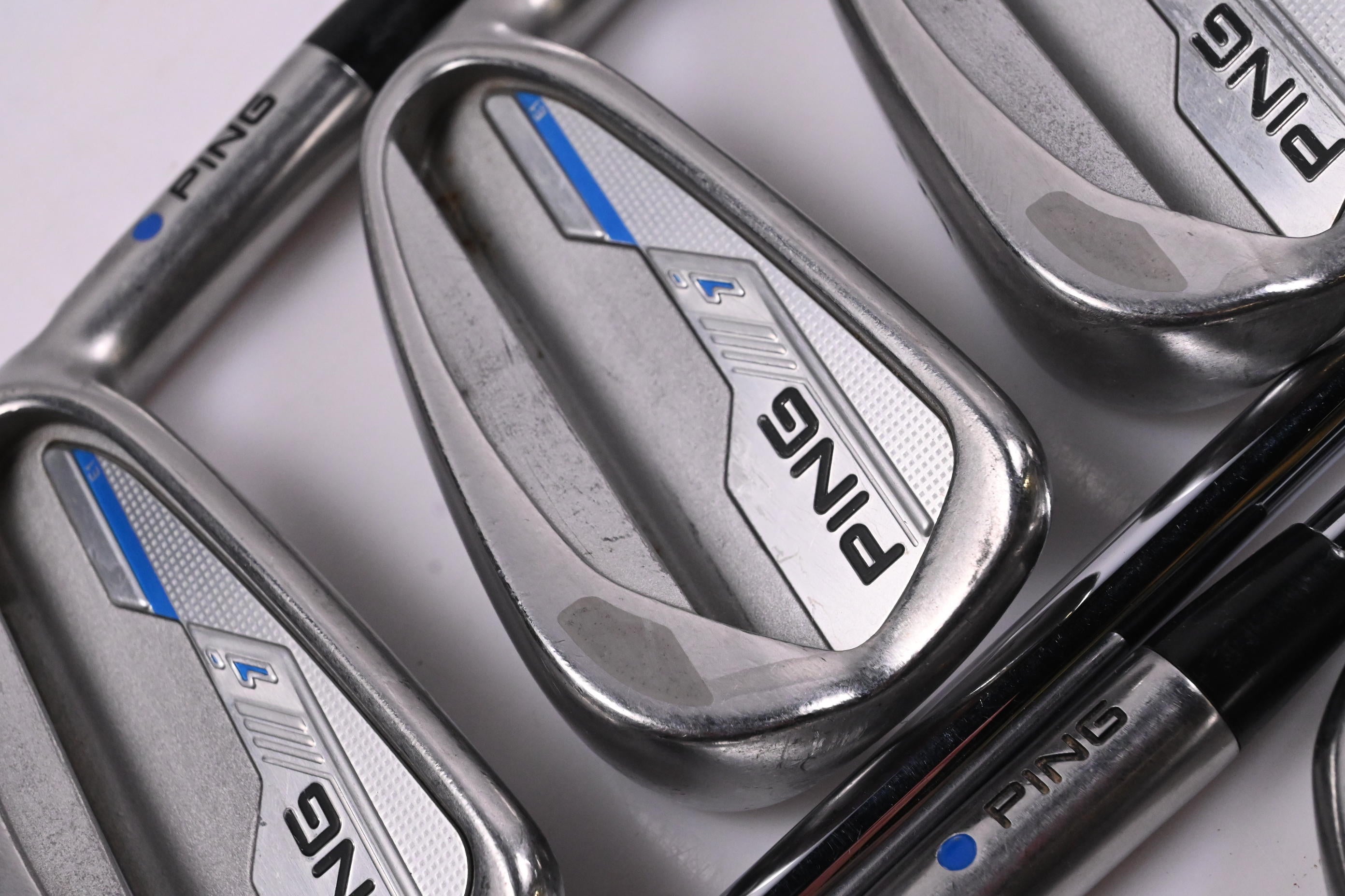 Ping i-Series E1 Irons / 4-PW / Blue Dot / Regular Flex Ping CFS Distance Shafts