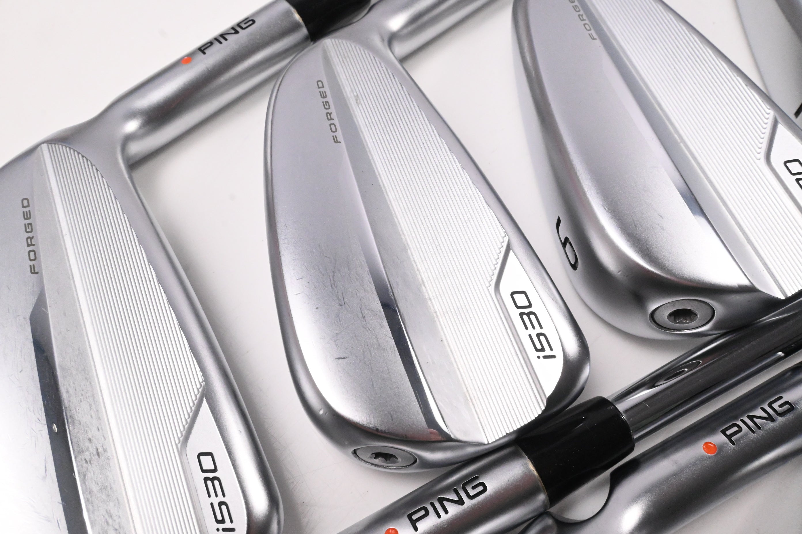 Ping i530 Irons / 4-PW+GW / Orange Dot / Stiff Flex N.S.Pro Modus3 Tour 115