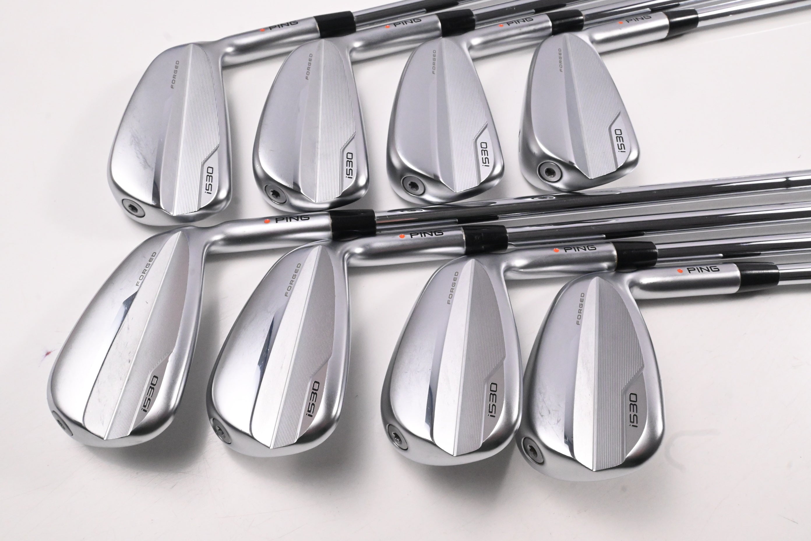 Ping i530 Irons / 4-PW+GW / Orange Dot / Stiff Flex N.S.Pro Modus3 Tour 115