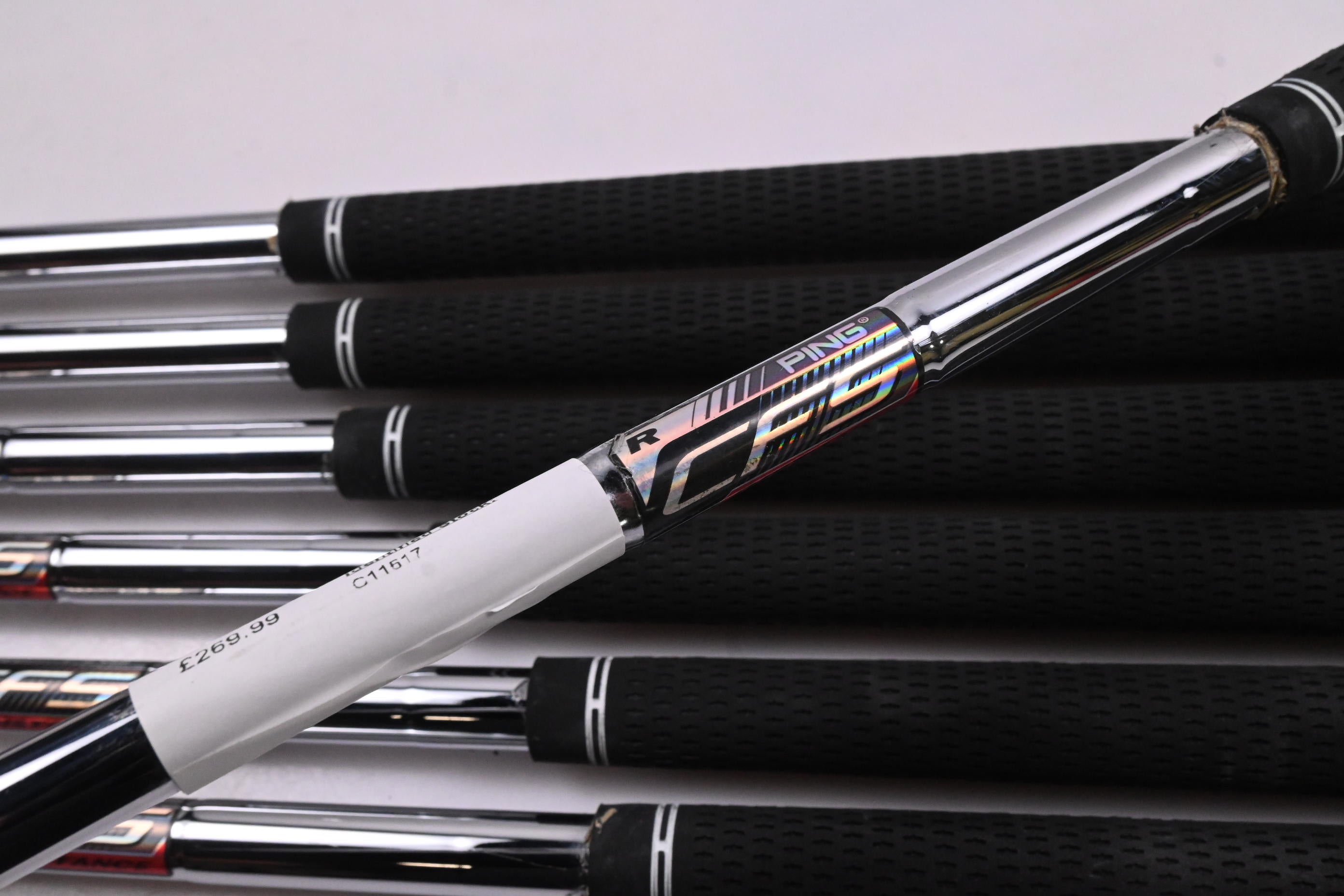 Ping i-Series E1 Irons / 4-PW / Blue Dot / Regular Flex Ping CFS Distance Shafts