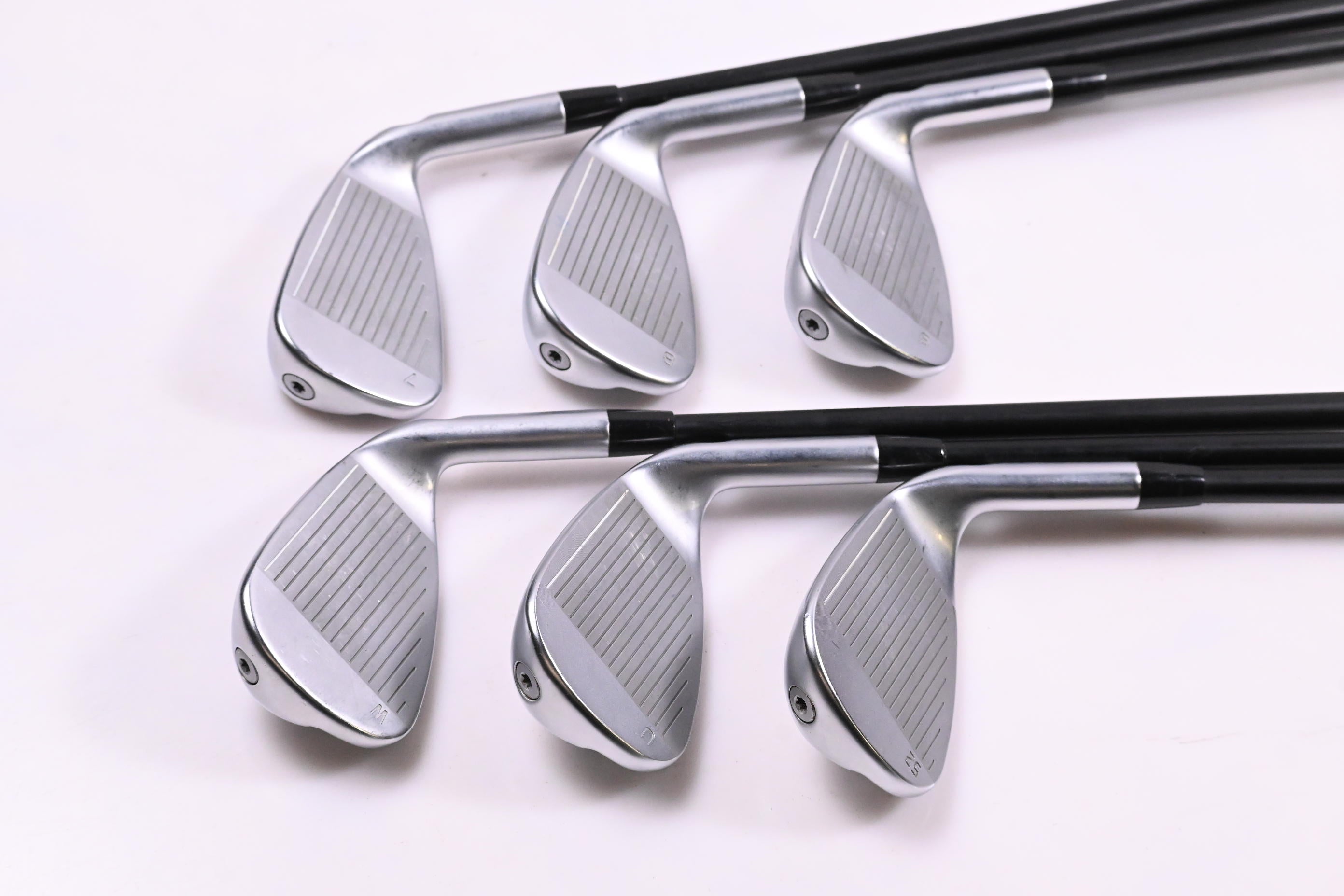 Left Hand Ping G440 Irons / 7-PW+UW+52° / Orange Dot / Regular Flex Ping ALTA CB