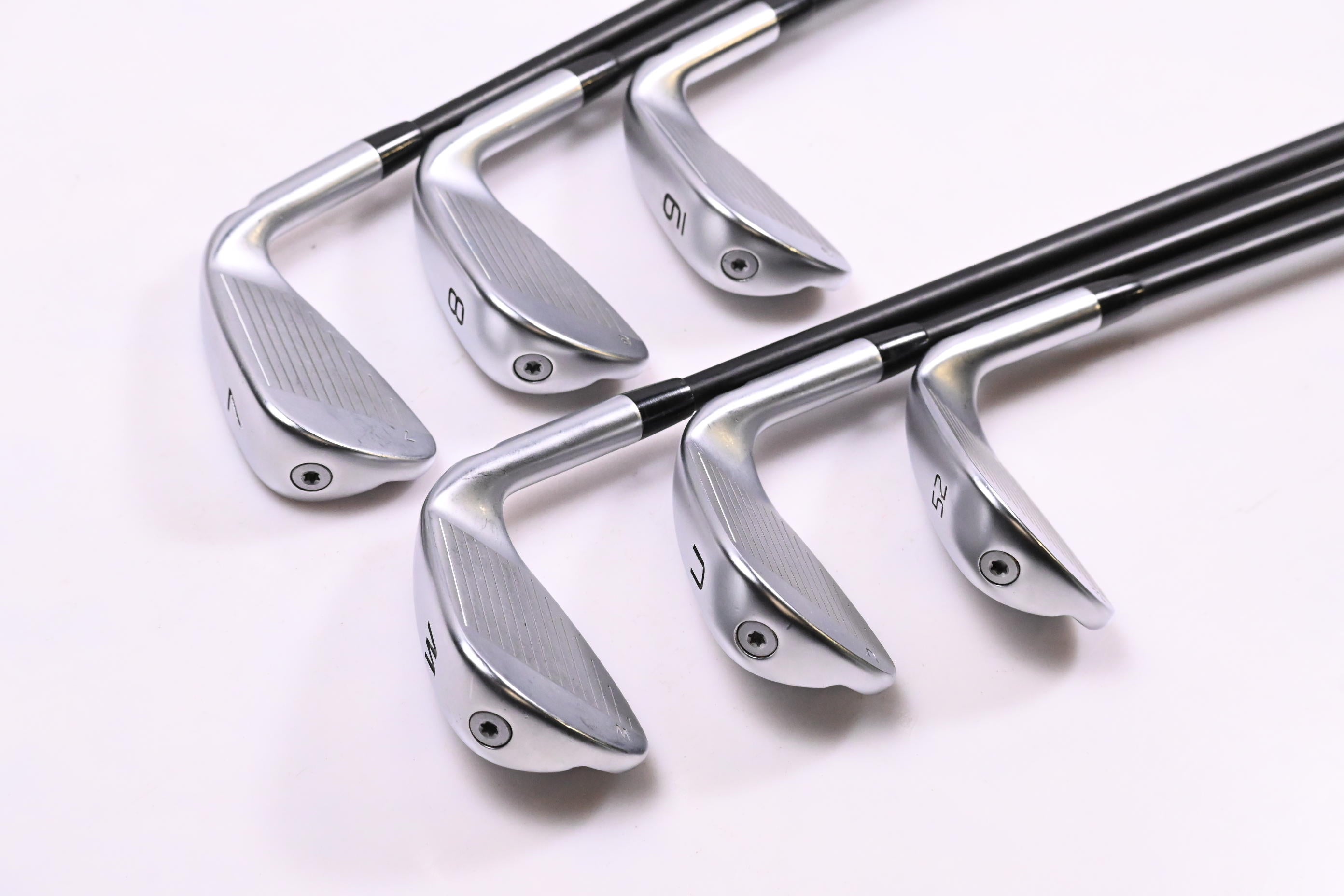Left Hand Ping G440 Irons / 7-PW+UW+52° / Orange Dot / Regular Flex Ping ALTA CB