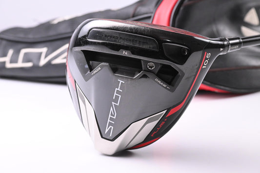 Taylormade Stealth Plus Driver / 10.5 Degree / Regular Flex HZRDUS Smoke RDX Red 60