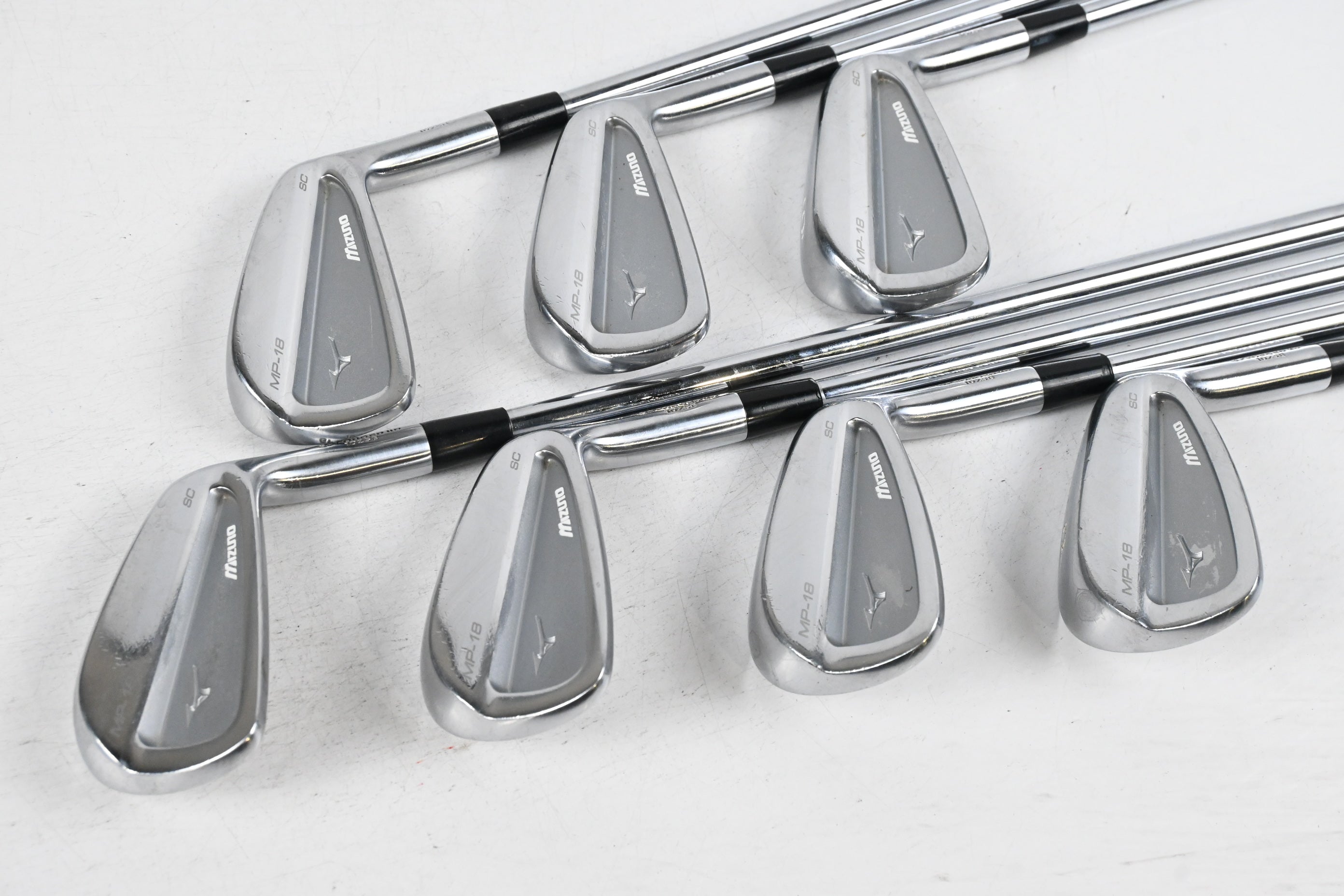 Mizuno MP-18 SC Irons / 4-PW / Stiff Flex Project X Precision Shafts