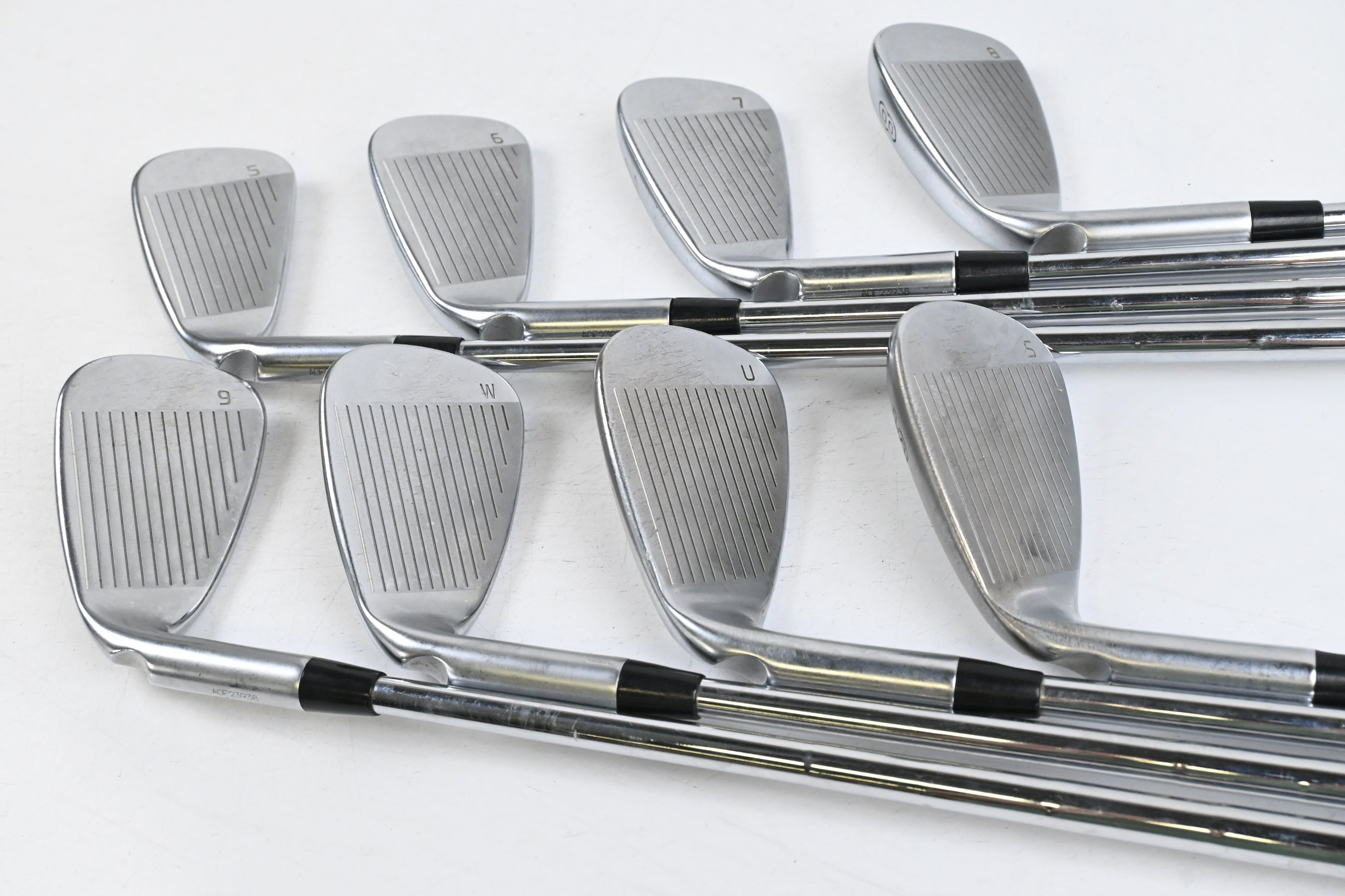 Ping G410 Irons / 5-PW+GW+SW / Black Dot / Stiff Flex KBS Tour 120 Shafts