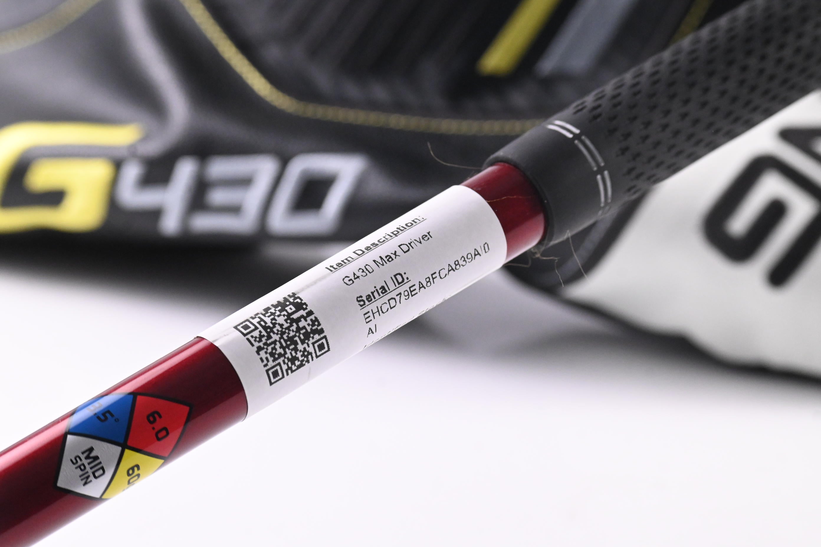 Ping G430 Max Driver / 9 Degree / Stiff Flex HZRDUS Smoke RDX Red 60 Shaft