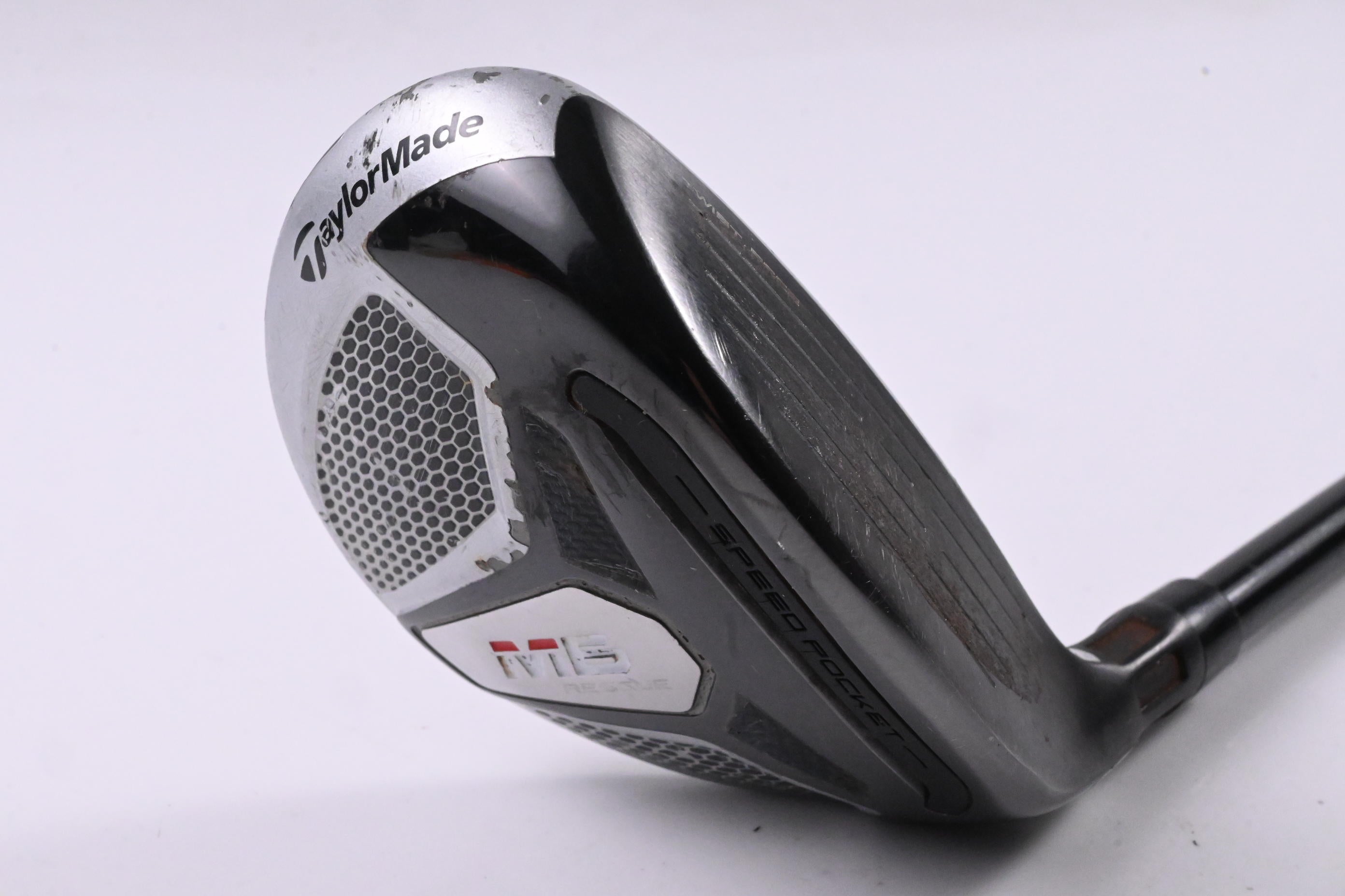 Taylormade M6 #4 Hybrid / 22 Degree / Regular Flex Fujikura Atmos Orange 6 Shaft