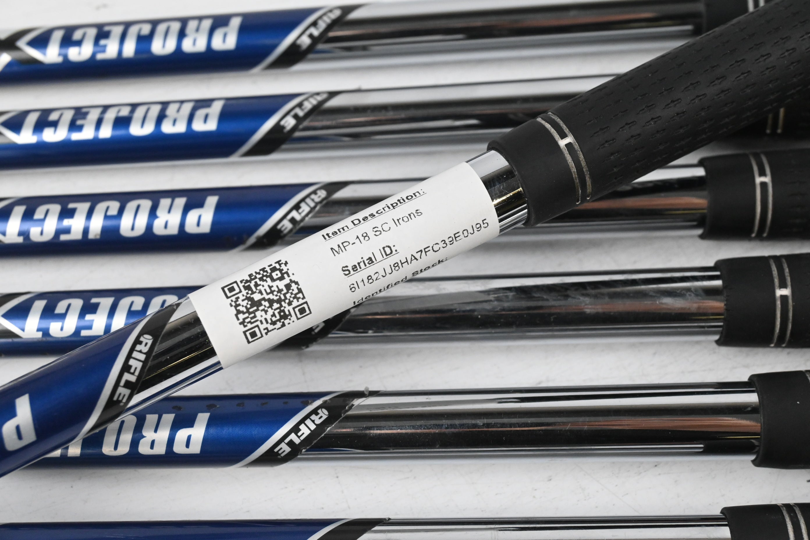 Mizuno MP-18 SC Irons / 4-PW / Stiff Flex Project X Precision Shafts