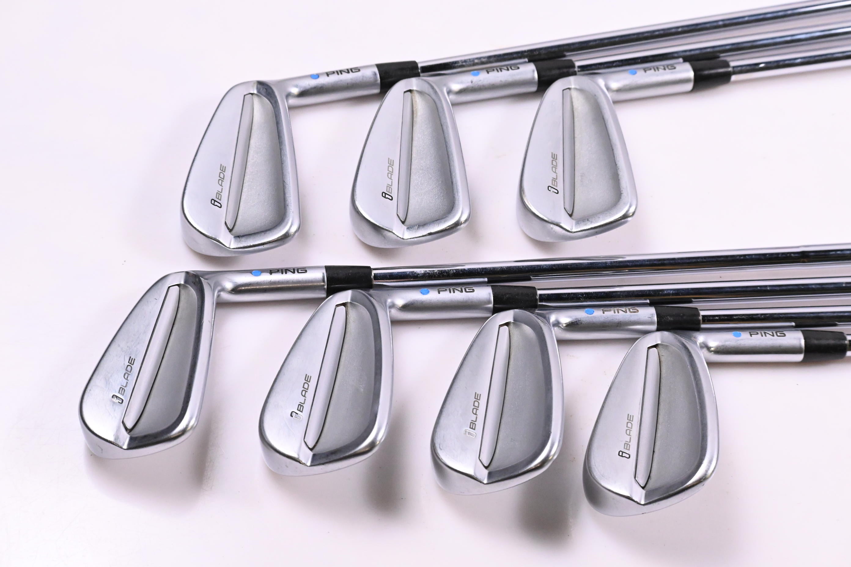 Ping iBlade Irons / 4-PW / Blue Dot / Stiff Flex Dynamic Gold S300 Shafts
