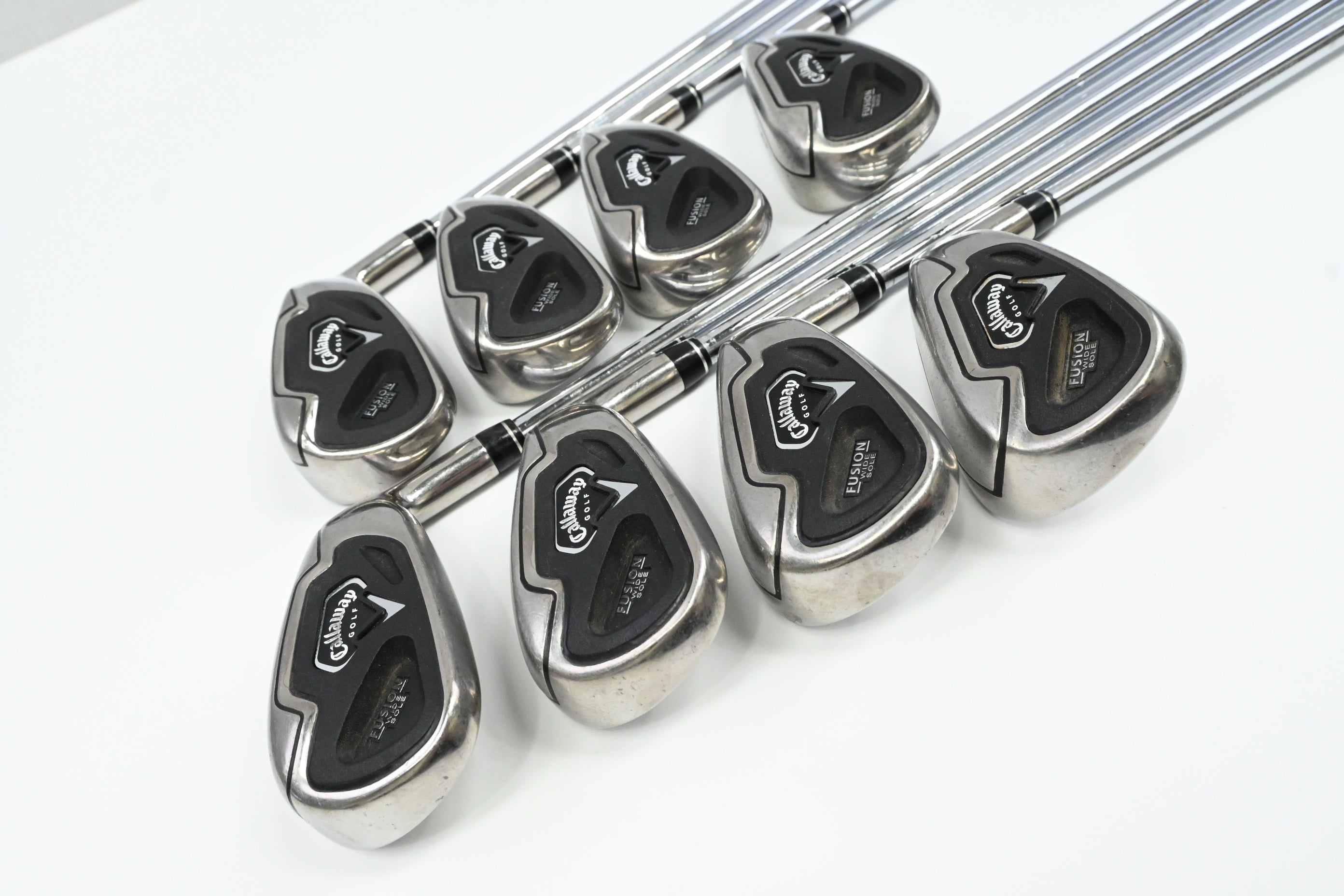 Callaway Fusion Wide Sole Irons / 3-PW / Uniflex NS Pro 990 GH Shafts