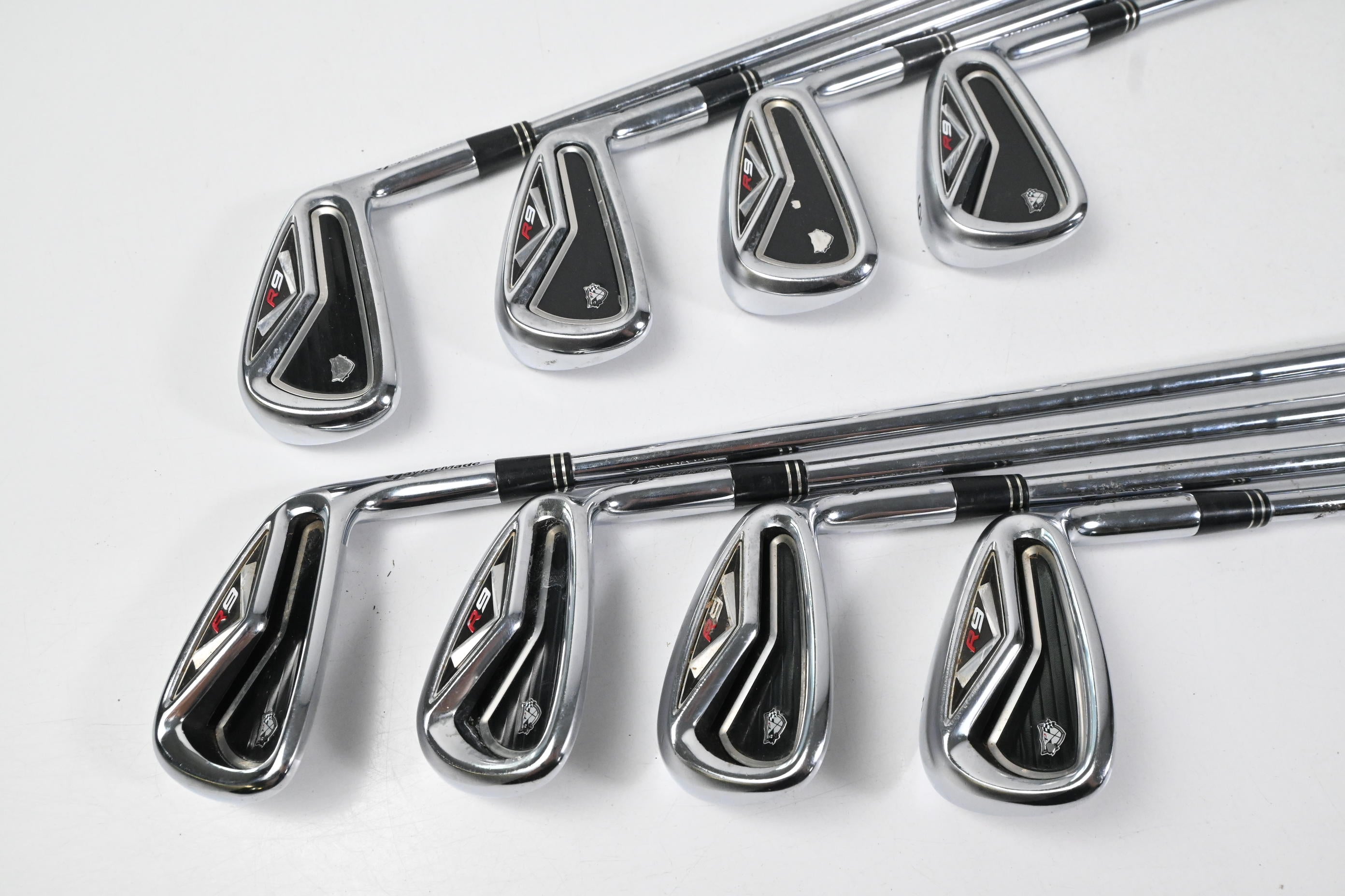 Taylormade R9 TP Irons / 3-PW / Stiff Flex KBS Tour Shafts