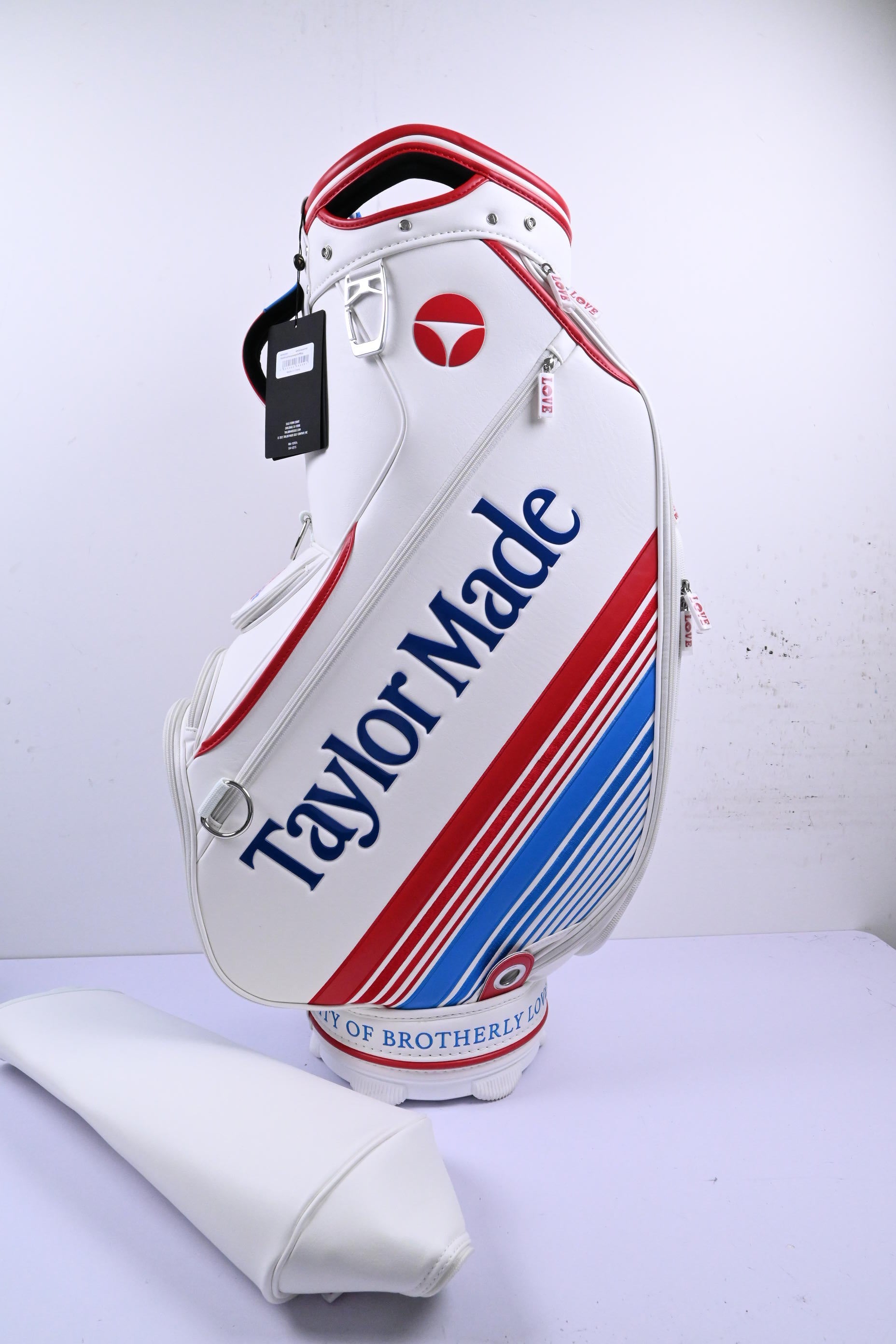 Taylormade PGA Championship Liberty Lines Staff Bag / 6-Way / White, Red & Blue