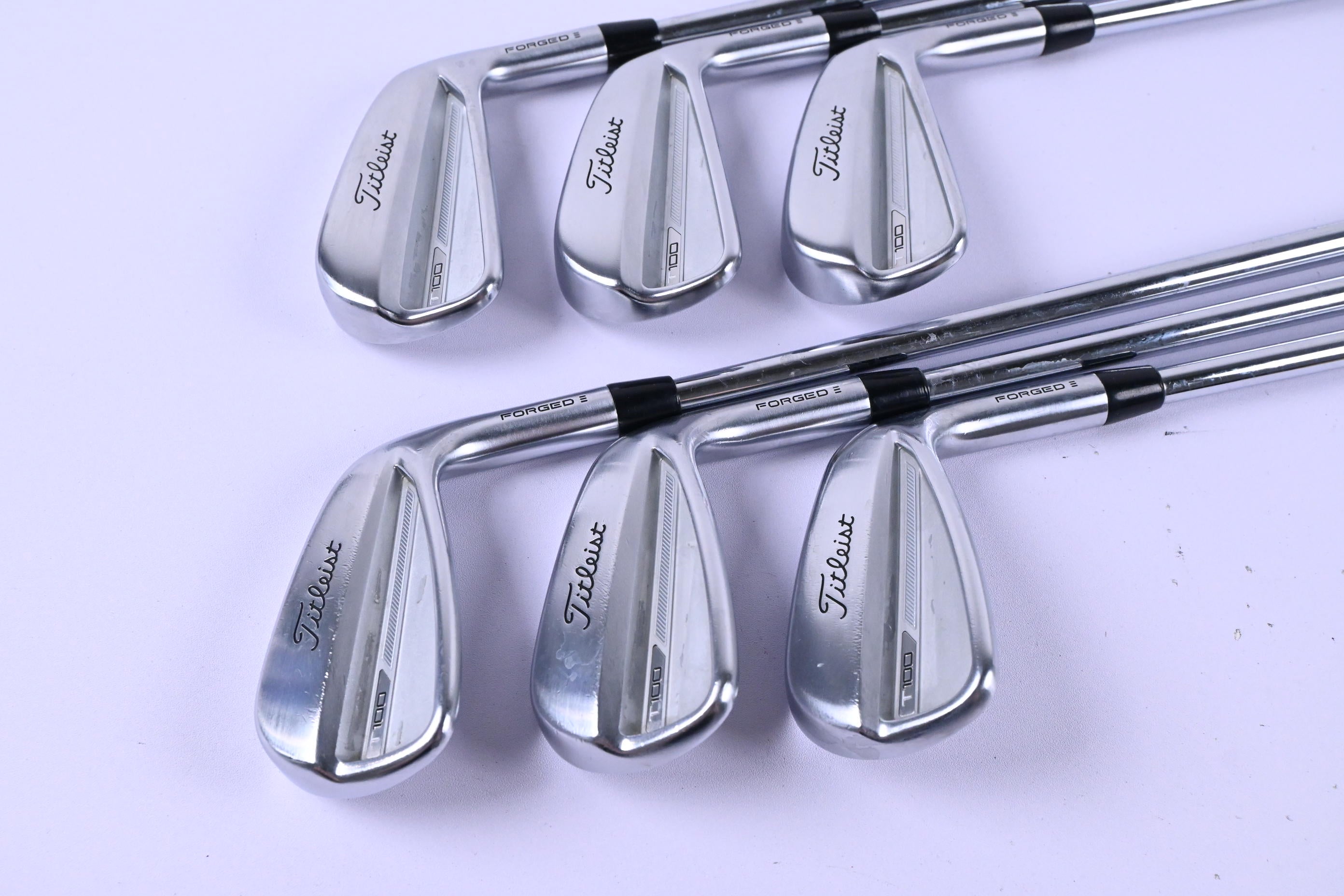 Titleist T100 2023 Irons / 5-PW / Stiff Flex Project X Rifle Precision Shafts