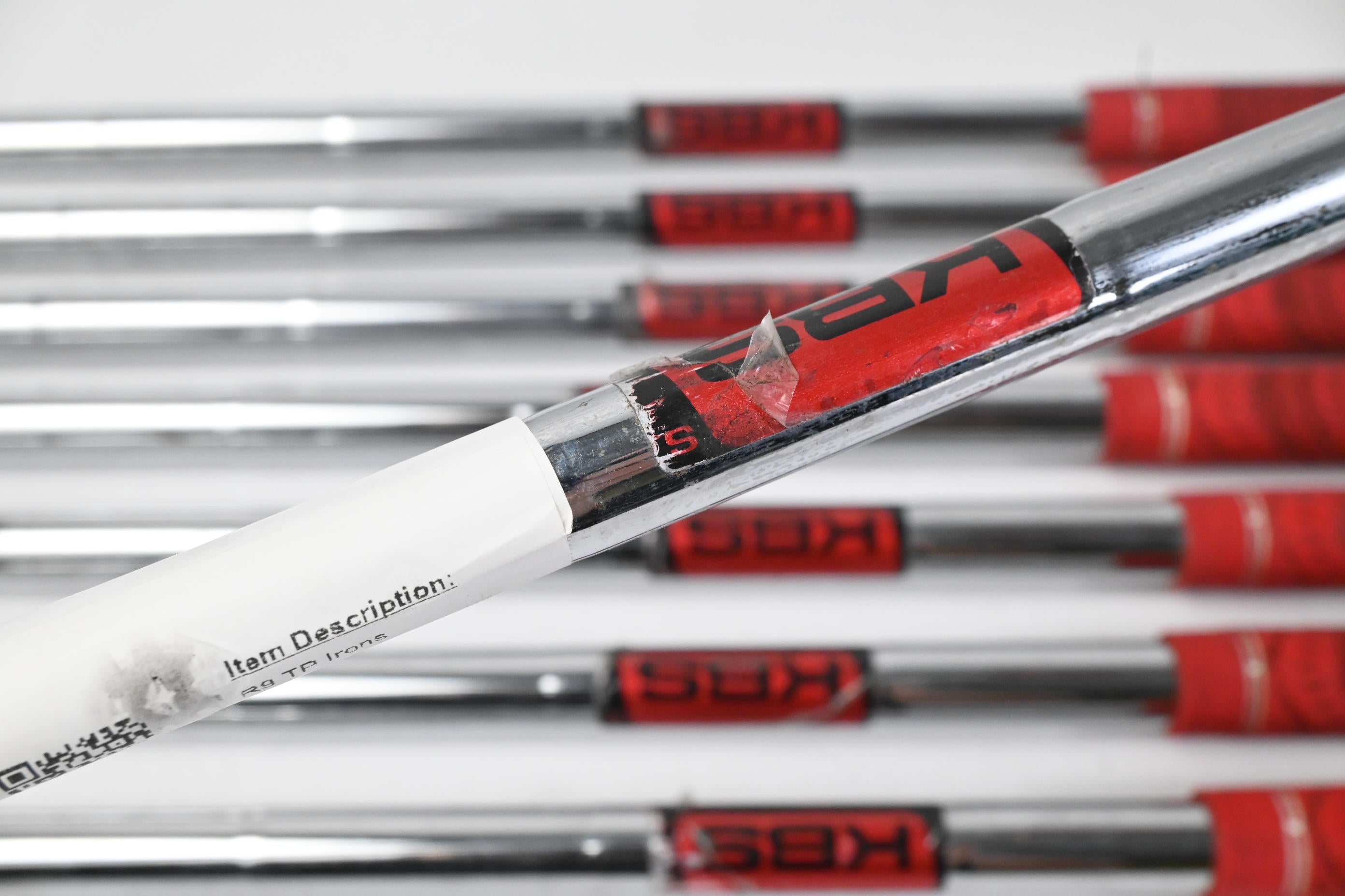 Taylormade R9 TP Irons / 3-PW / Stiff Flex KBS Tour Shafts
