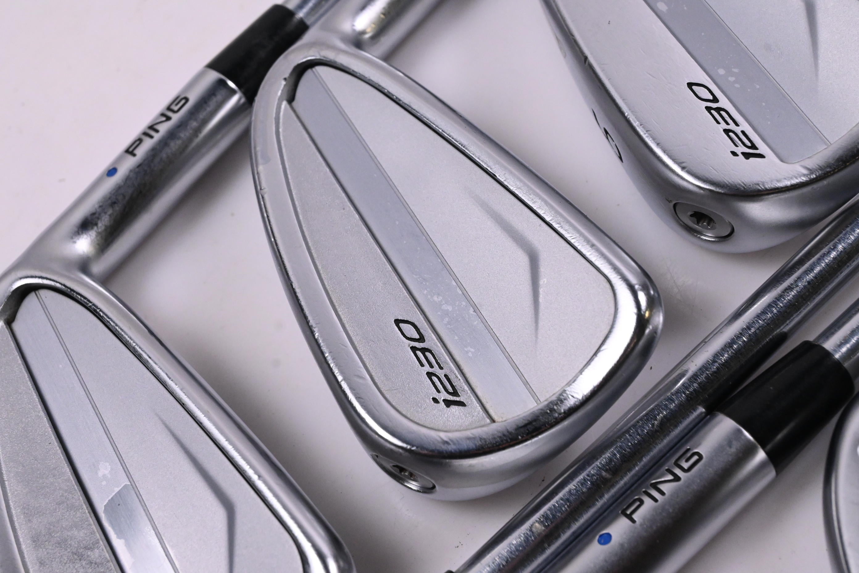 Ping i230 Irons / 4-PW / Blue Dot / Stiff Flex Project X IO 110 Shafts