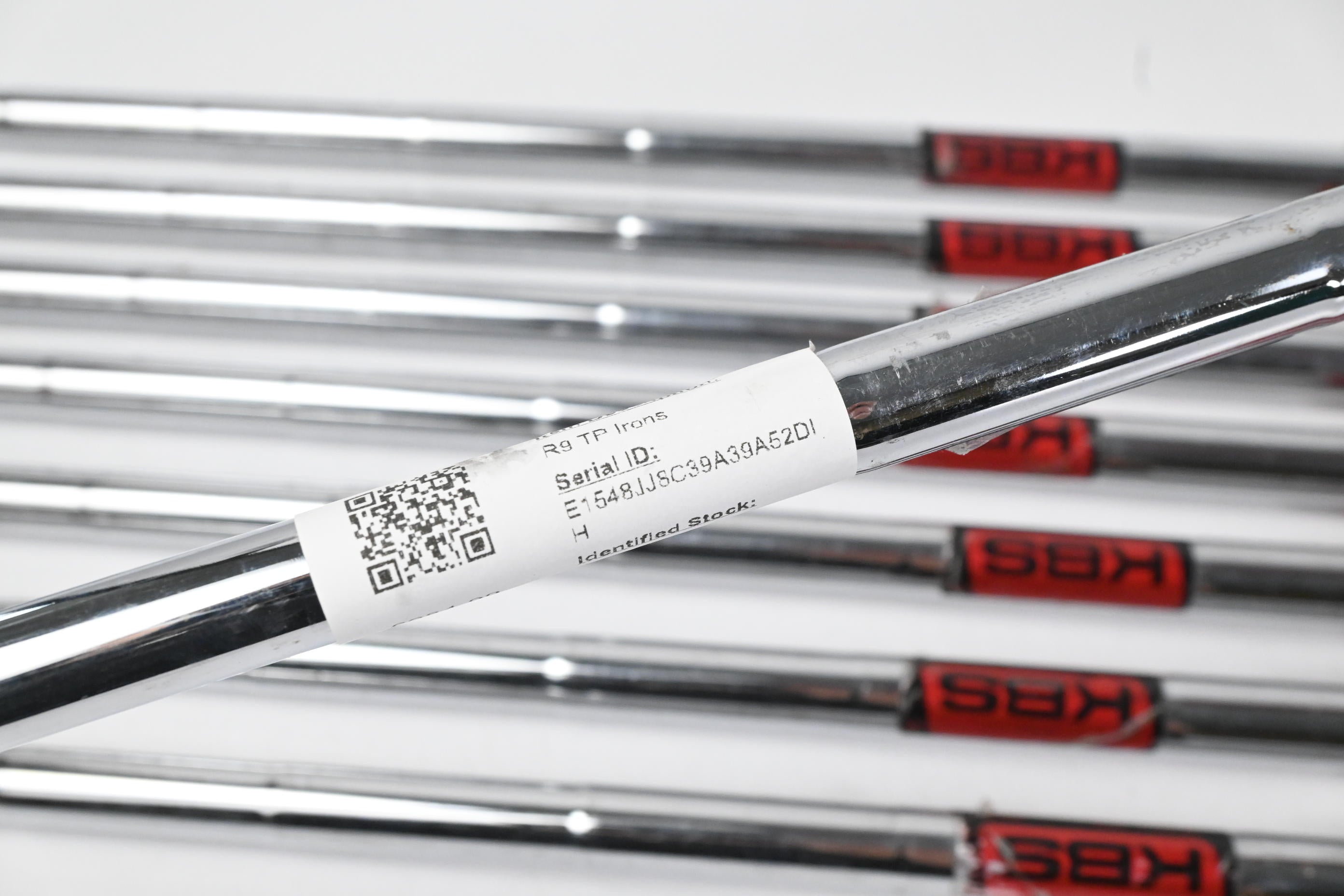 Taylormade R9 TP Irons / 3-PW / Stiff Flex KBS Tour Shafts