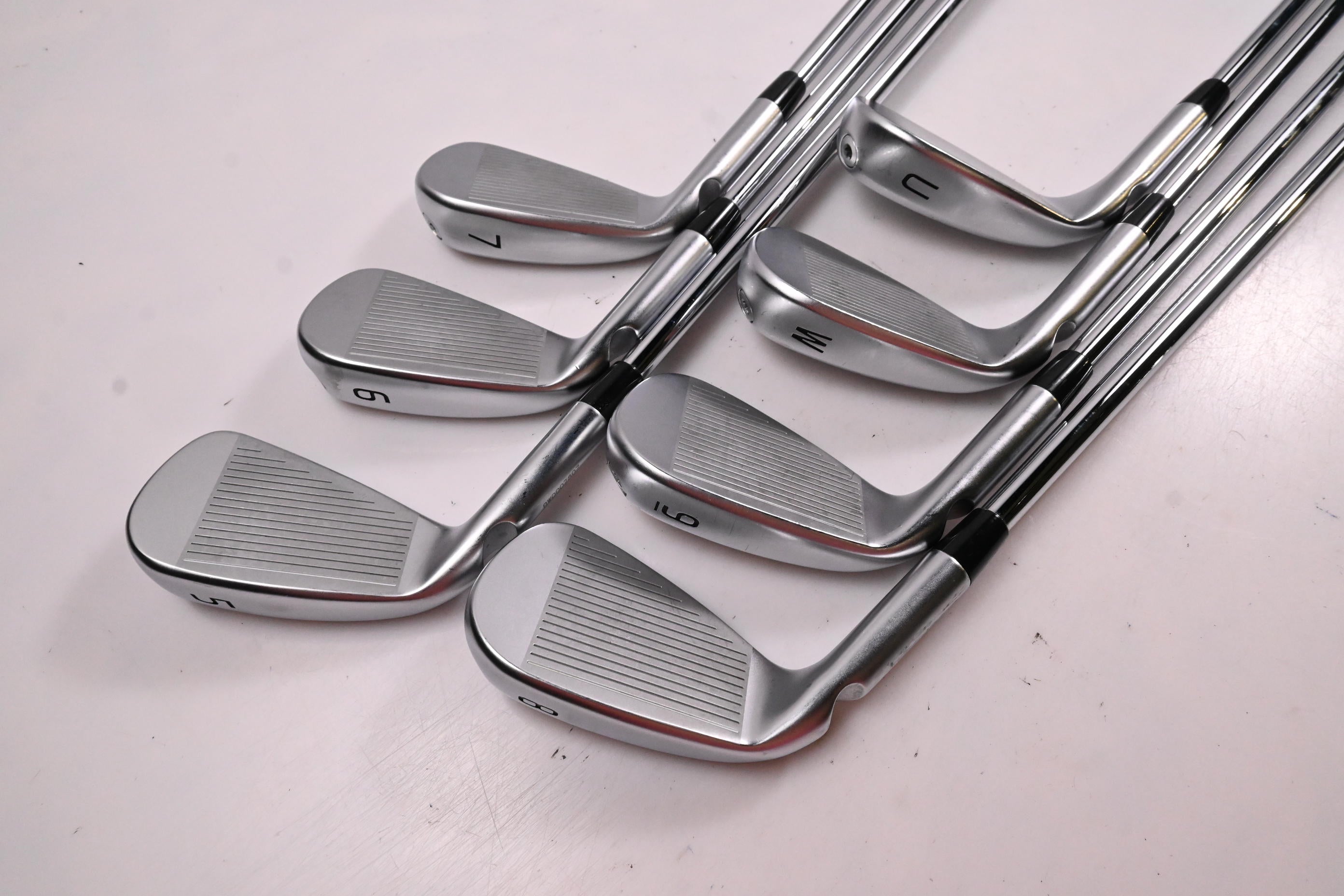 Ping i540 Irons / 5-PW+GW / Orange Dot / Regular Flex Ping AWT 3.0 Shafts