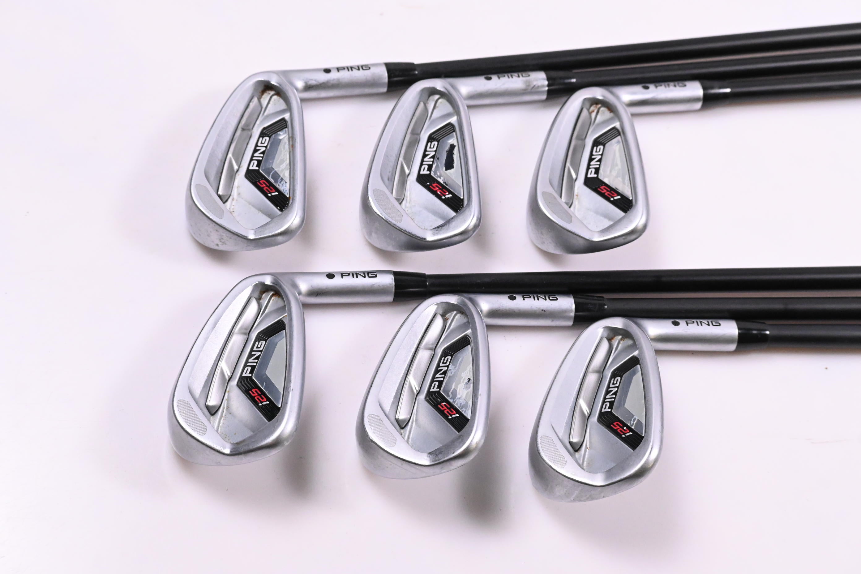 Ping i25 Irons / 5-PW / Black Dot / Regular Flex Ping TFC 189 Shafts