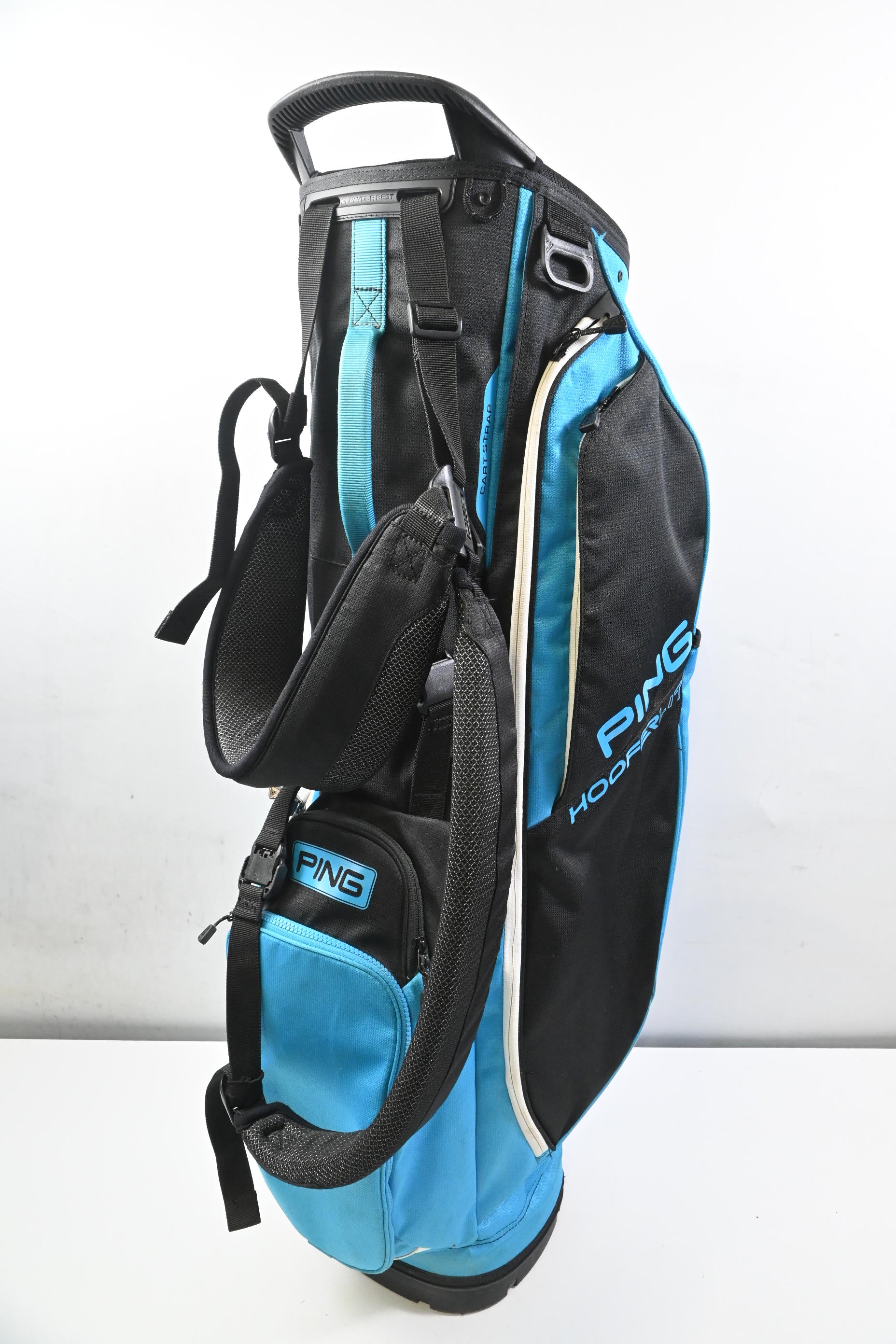 Ping Hoofer Lite Stand Bag / 4-Way Divider / Blue & Black