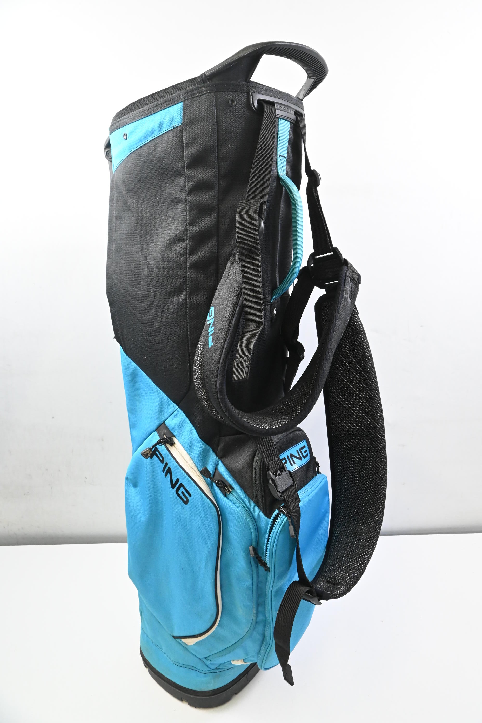 Ping Hoofer Lite Stand Bag / 4-Way Divider / Blue & Black