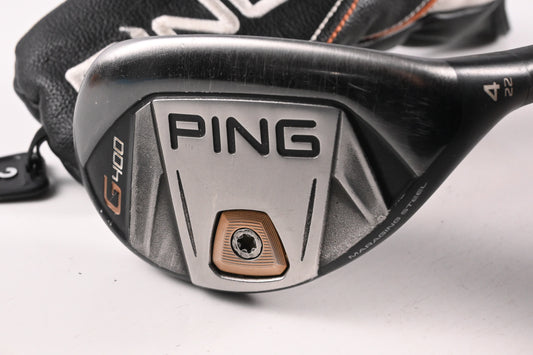 Ping G400 #4 Hybrid / 22 Degree / Stiff Flex Ping Alta CB 70 Shaft