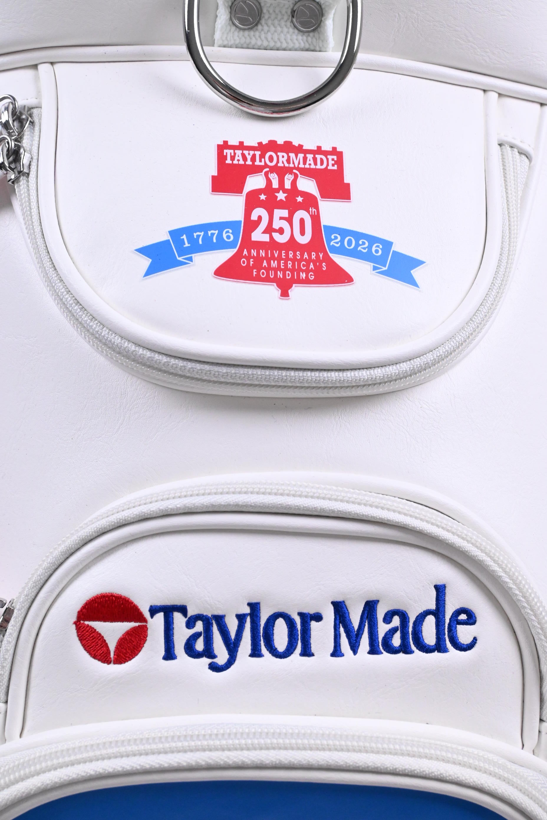Taylormade PGA Championship Liberty Lines Staff Bag / 6-Way / White, Red & Blue