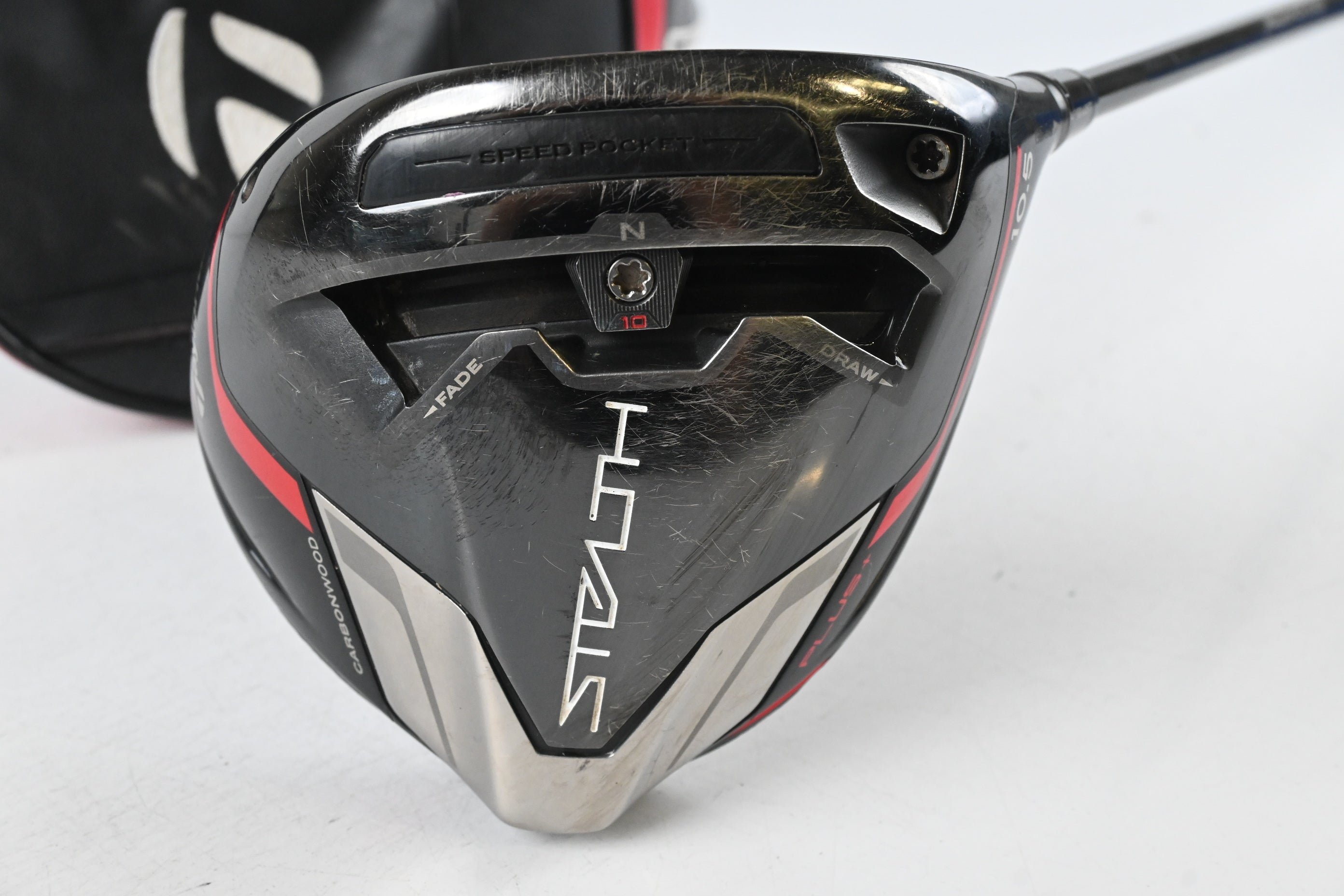 Taylormade Stealth Plus Driver / 10.5 Degree / Stiff Flex HZRDUS Smoke Red RDX