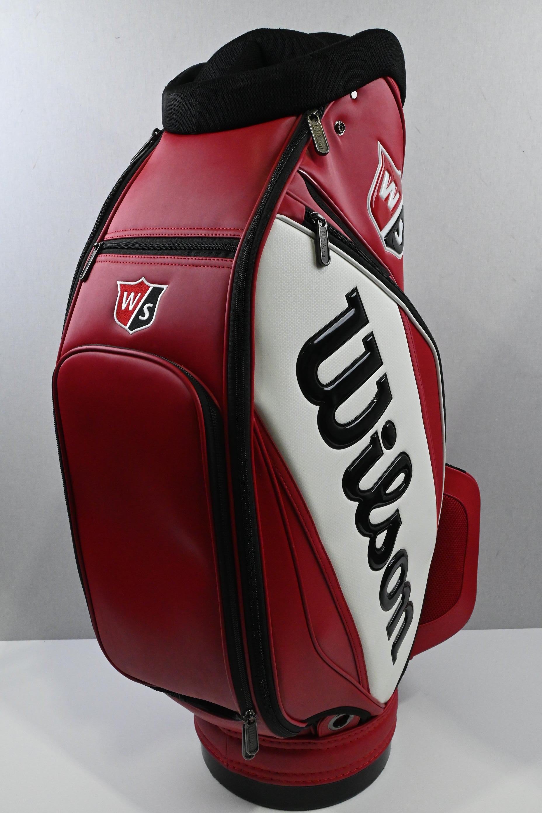 Wilson Staff Tour Golf Bag / 6 Way Divider / Red, Black & White