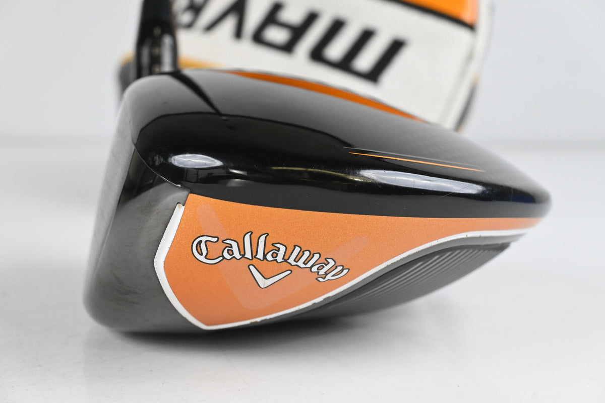 Left Hand Callaway Mavrik Driver / 9 Degree / X-Flex Aldila Rogue White 70 Shaft