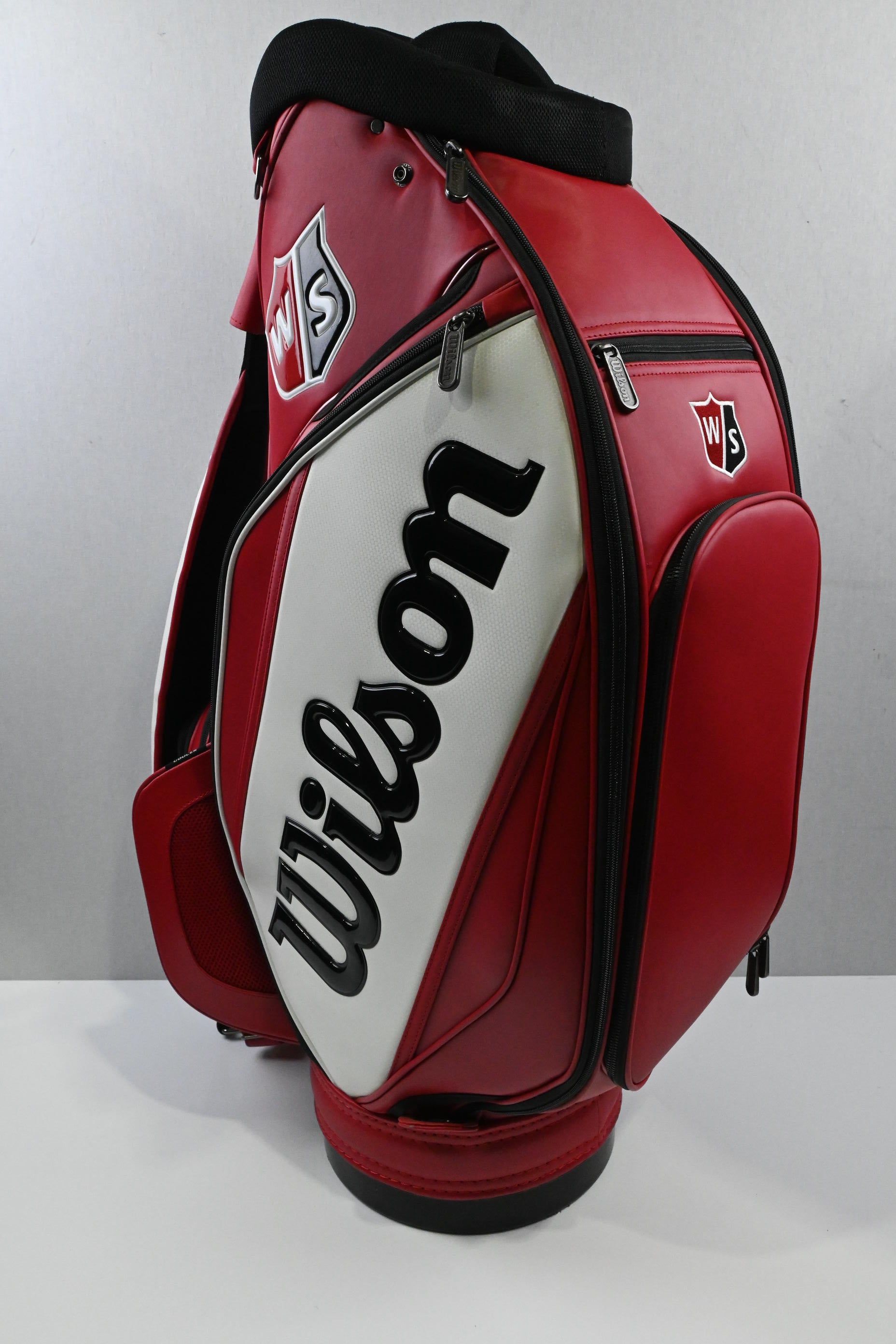 Wilson Staff Tour Golf Bag / 6 Way Divider / Red, Black & White