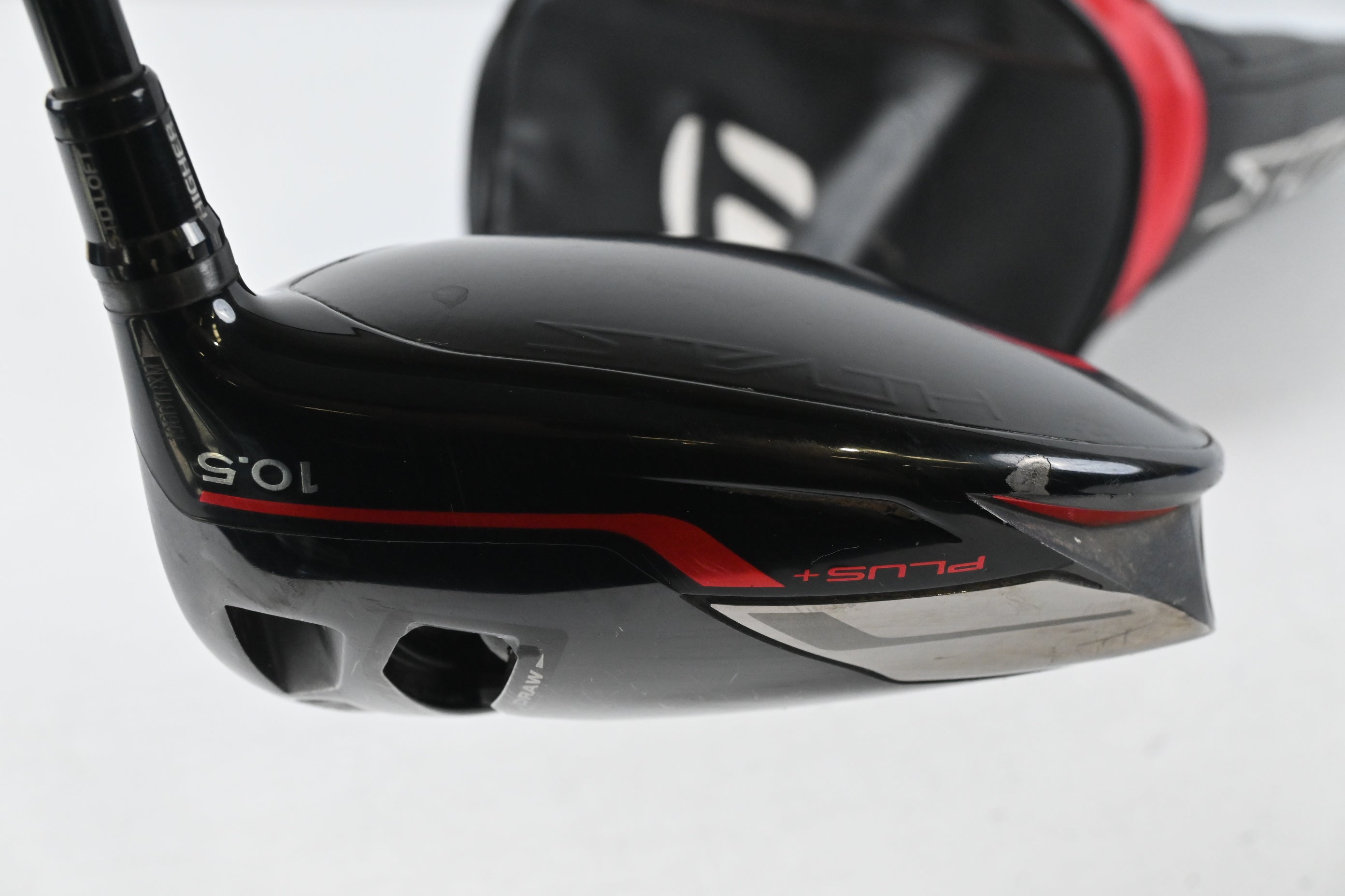 Taylormade Stealth Plus Driver / 10.5 Degree / Stiff Flex HZRDUS Smoke Red RDX