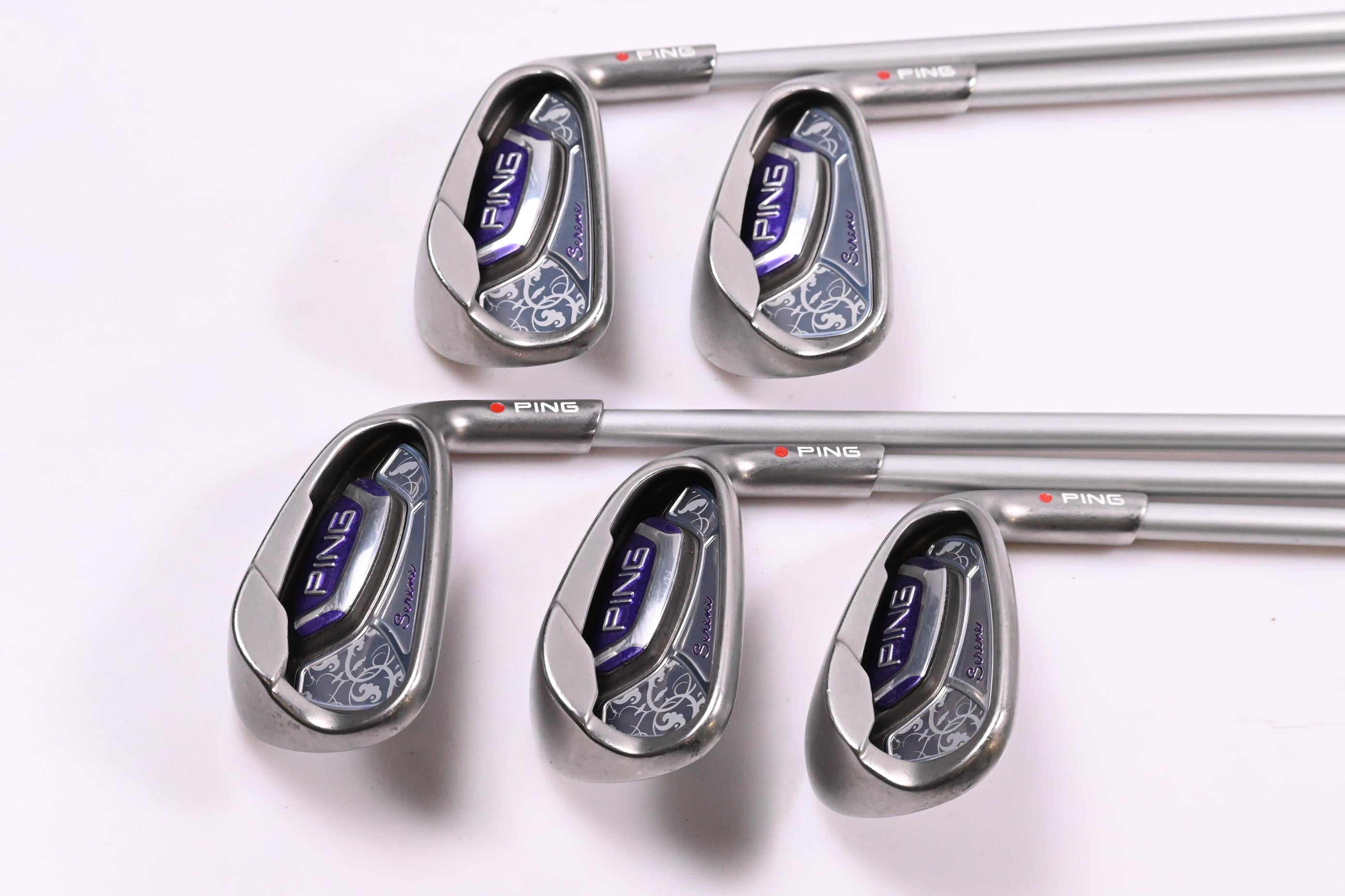 Ladies Ping Serene Irons / 7-PW+SW / Red Dot / Ladies Flex Ping ULT 210 Shafts