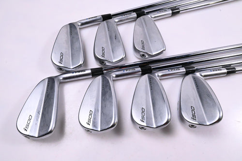 Ping i500 Irons / 4-PW / Blue Dot / Regular Flex Dynamic Gold 105 R300 Shafts