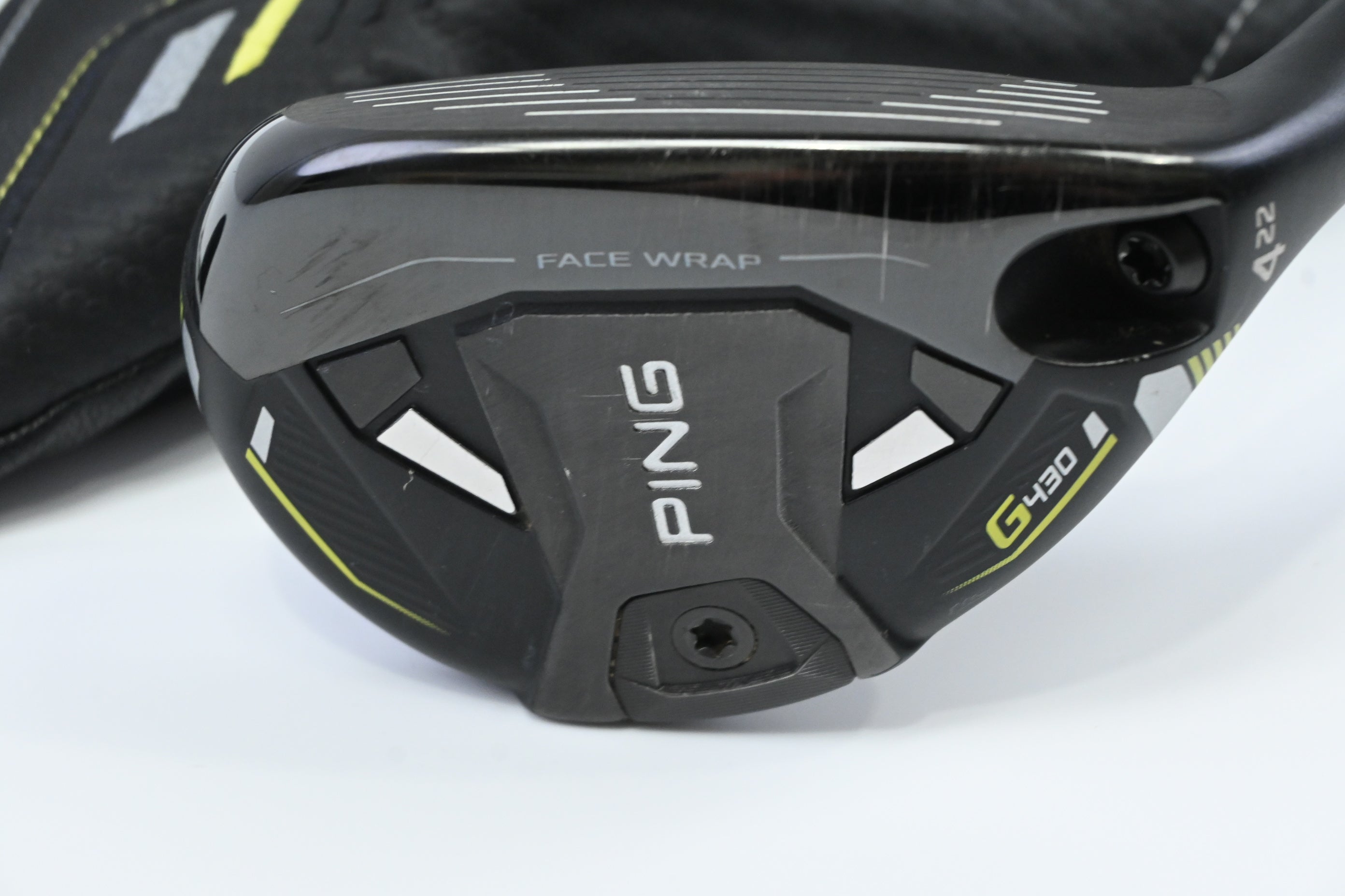 Ping G430 #4 Hybrid / 22 Degree / Stiff Flex Ping Alta CB Black 70 Shaft