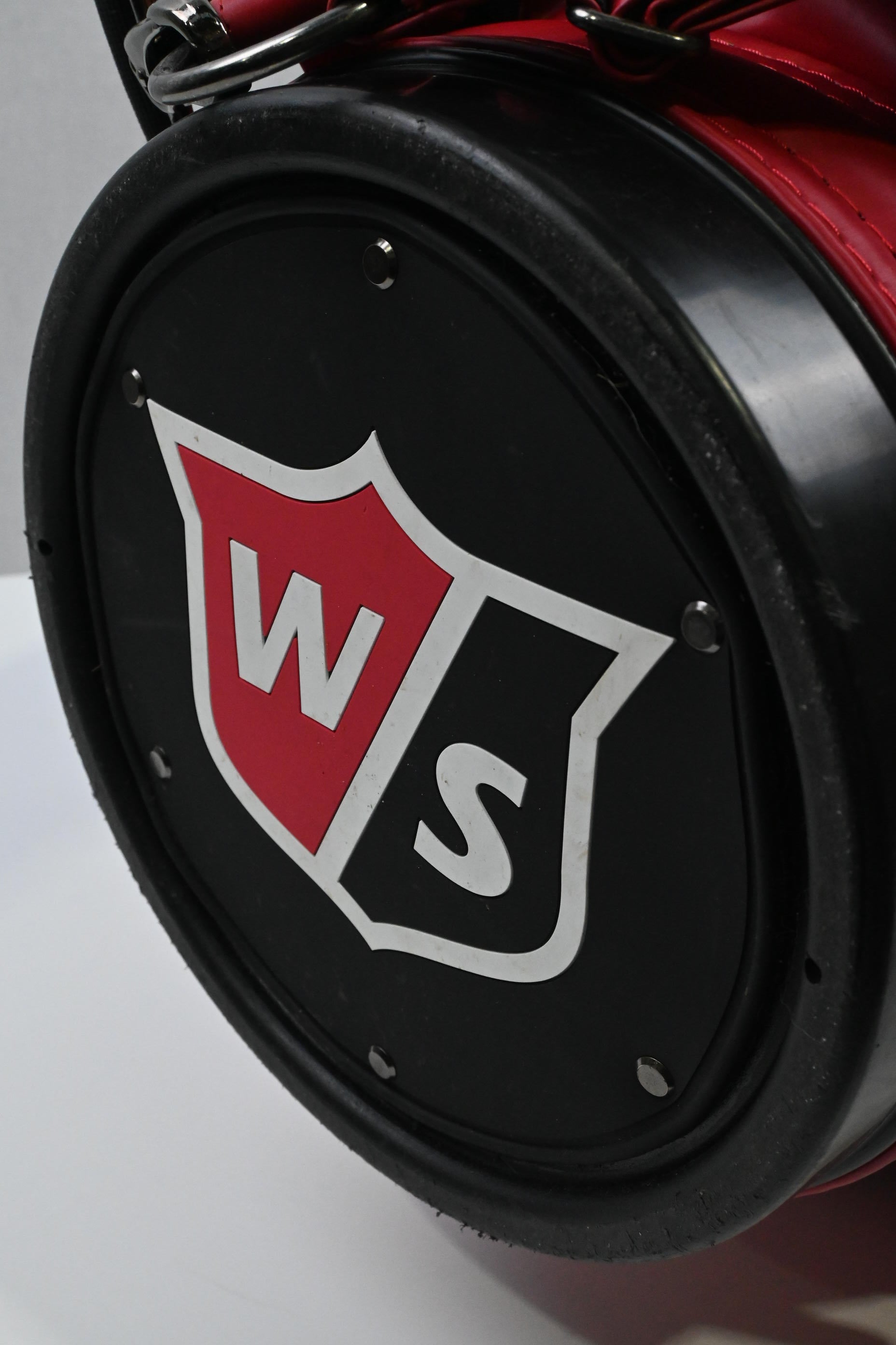 Wilson Staff Tour Golf Bag / 6 Way Divider / Red, Black & White