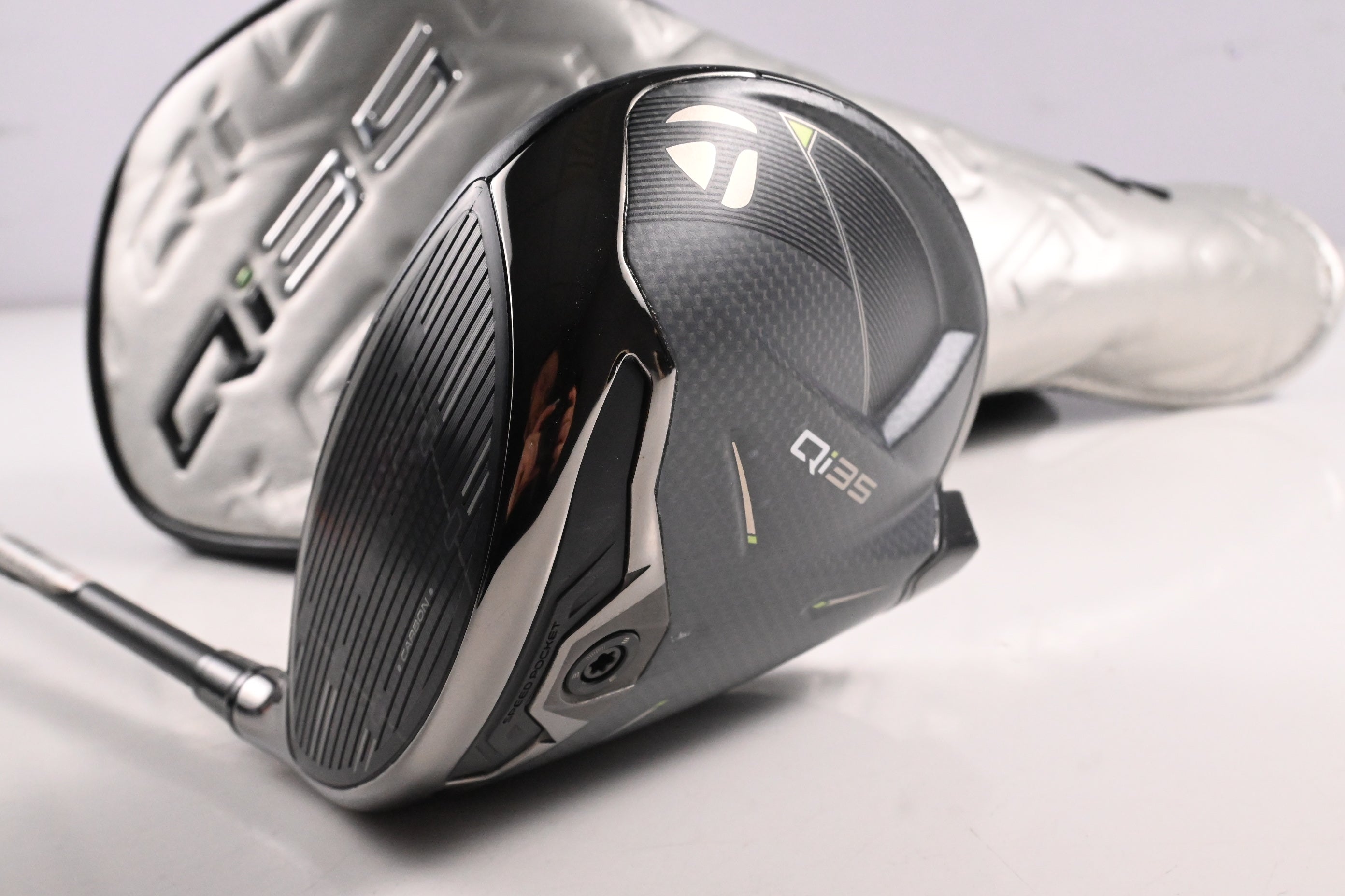 Left Hand Taylormade Qi35 Driver / 10.5 Degree / Regular Flex Ventus Blue 5