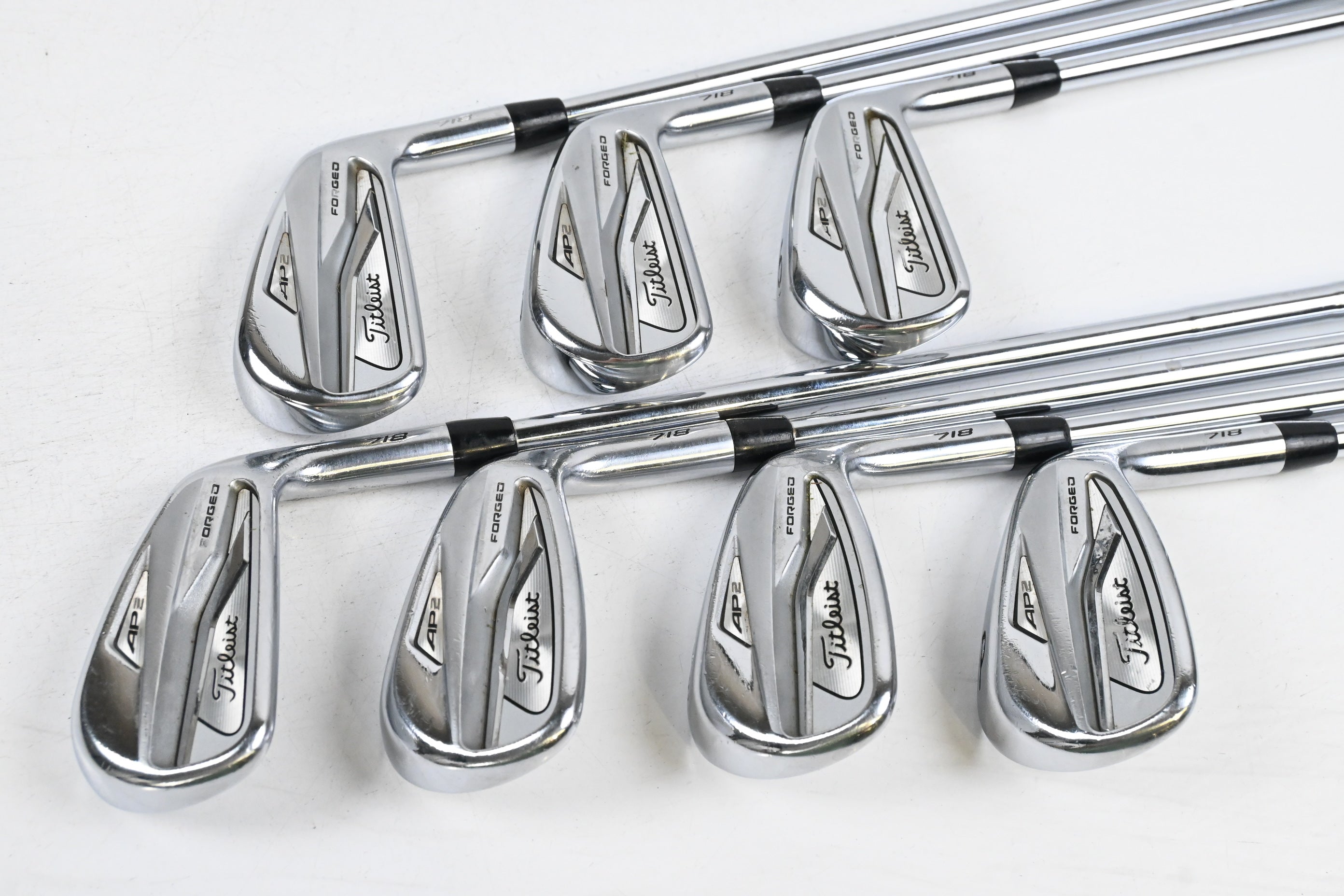 Titleist 718 AP2 Irons / 4-PW / Stiff Flex AMT Tour White S300 Shafts