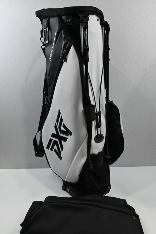 PXG Golf Stand Bag / 6 Way Divider / Black & White