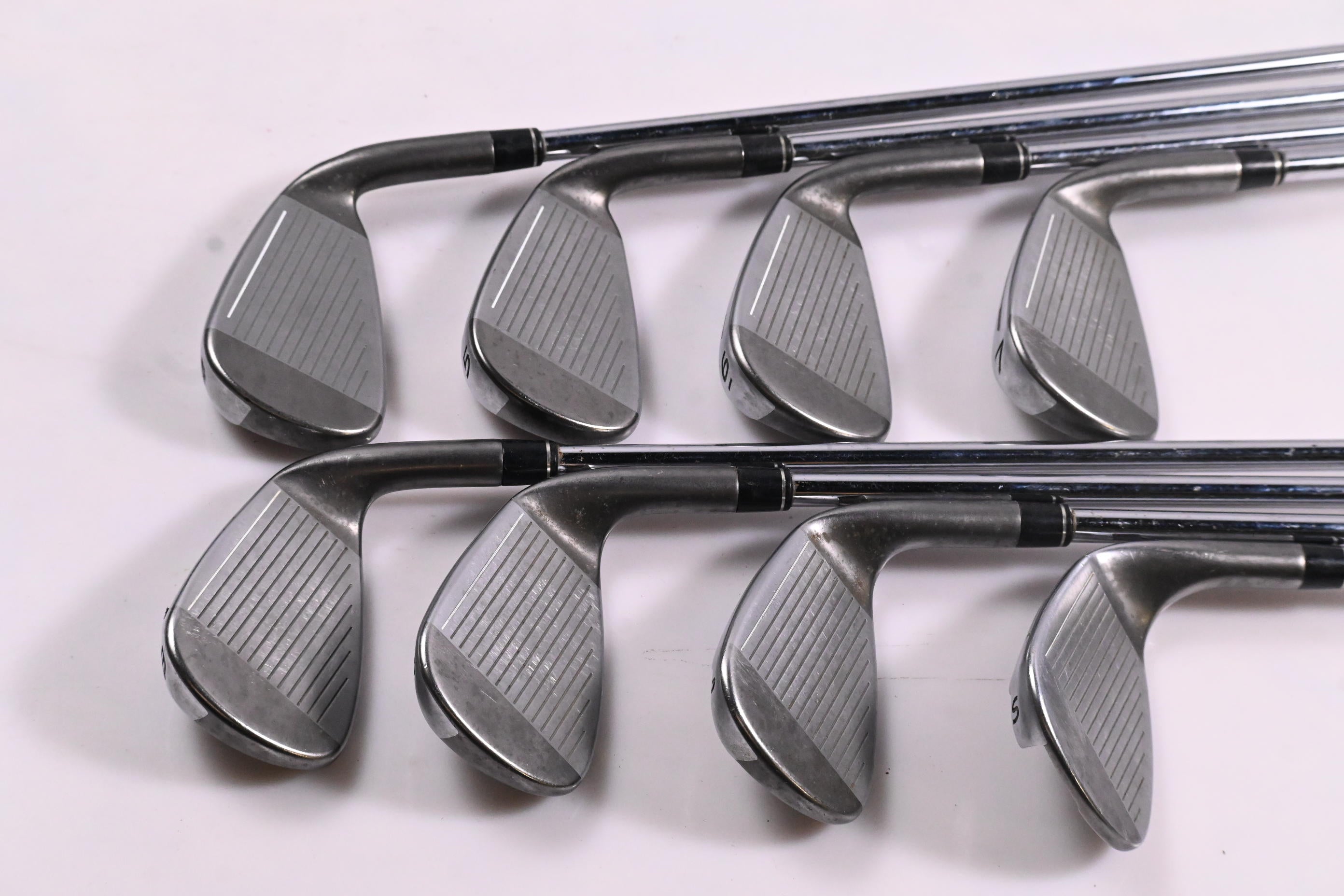 Left Hand Taylormade Speedblade Irons / 4-PW+SW / Regular Flex SpeedBlade 85