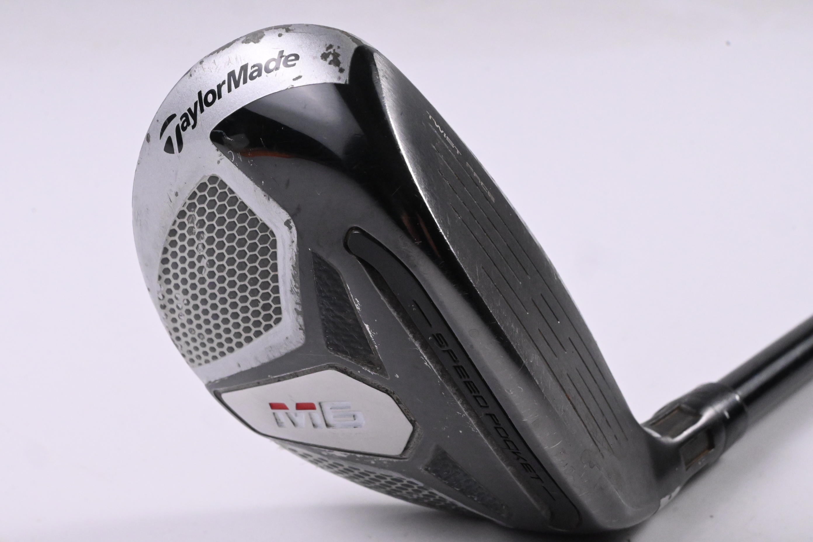 Taylormade M6 #4 Hybrid / 22 Degree / Stiff Flex Fujikura Atmos Orange 7 Shaft