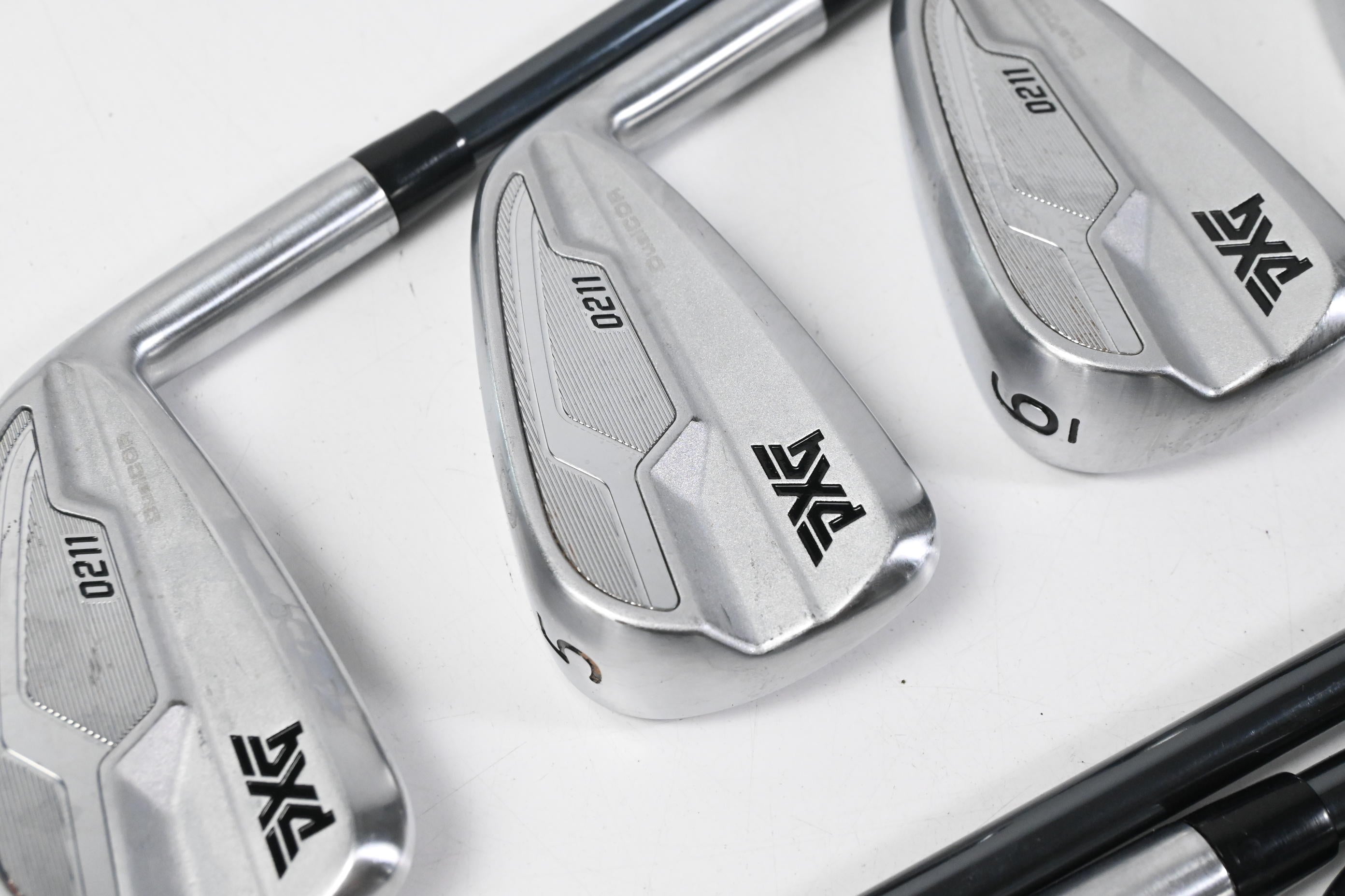 PXG 0211 DC Irons / 4-PW+GW+SW / Stiff Flex UST Mamiya Recoil Dart 75 Shafts