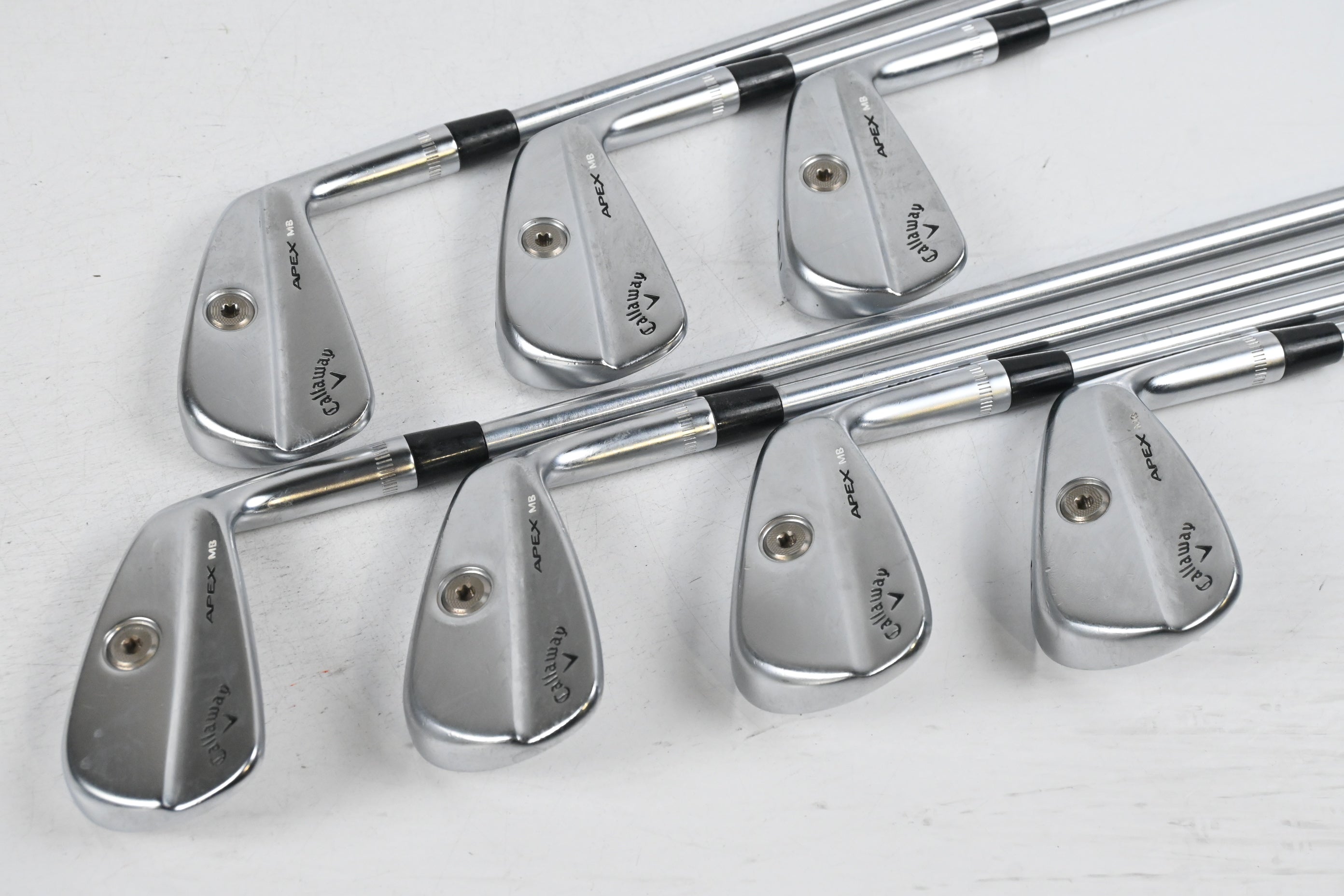 Callaway Apex MB 21 Irons / 4-PW / Stiff Flex Project X IO 110 Shafts