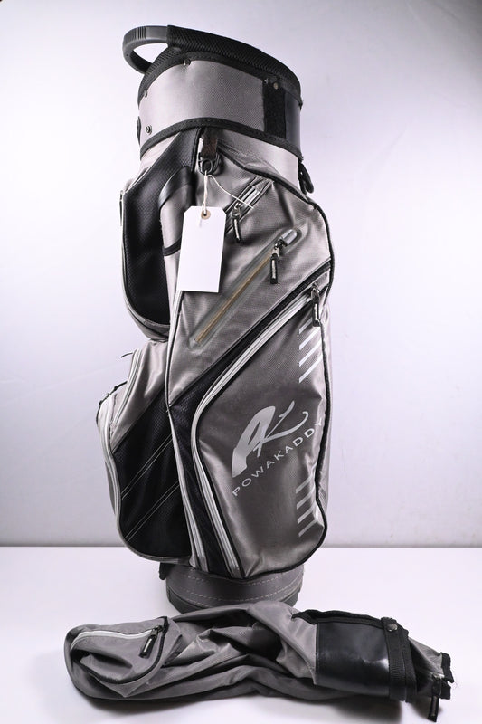 Powakaddy Deluxe Edition Cart Bag / 14-Way Divider / Grey, Black