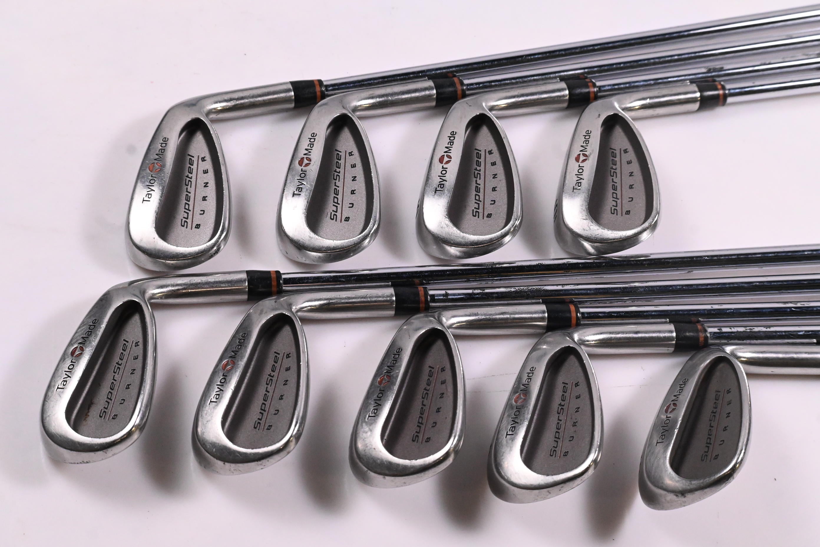 Taylormade Supersteel Irons / 3-PW+SW / Regular Flex Taylormade 80 Shafts