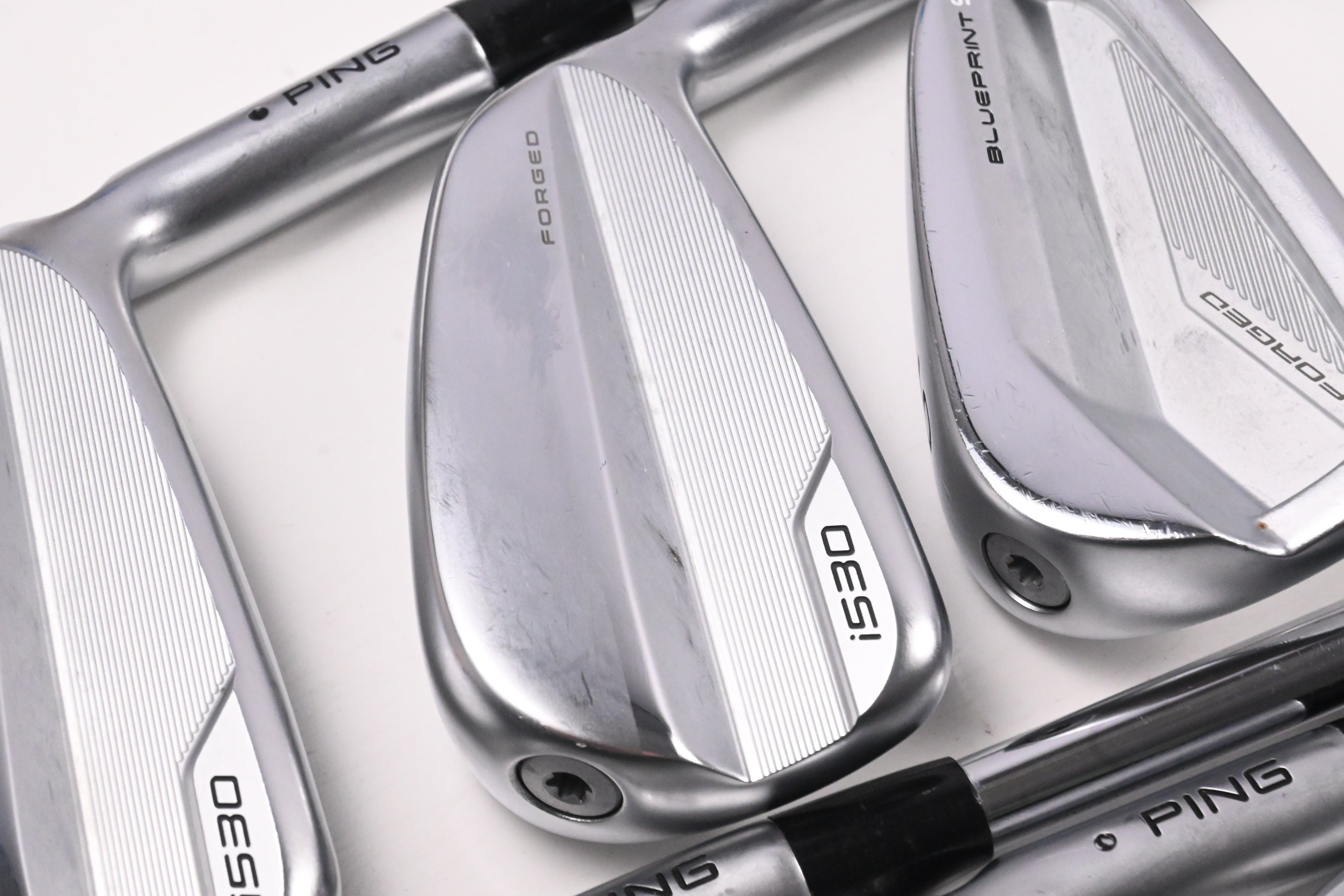 Ping Blueprint S/i530 Combo Irons / 4-PW / Black Dot / X-Flex Dynamic Gold X100