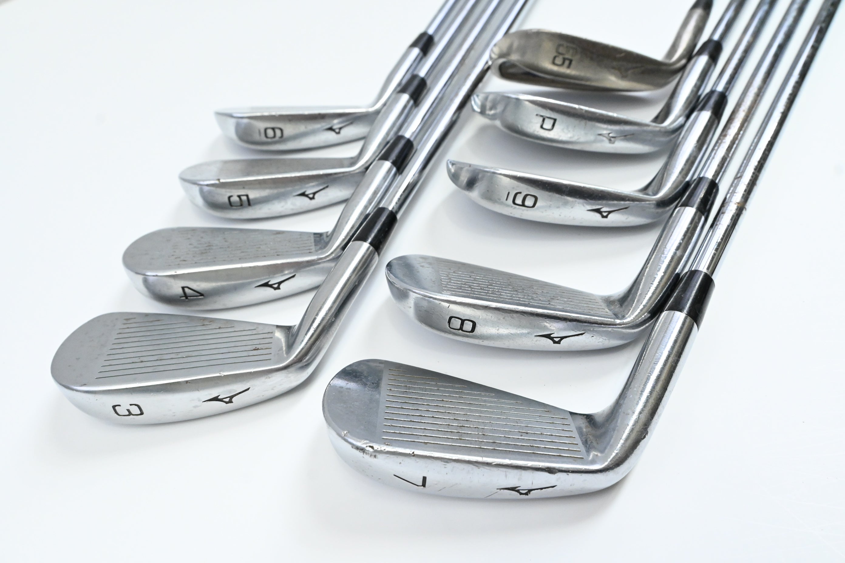 Mizuno MX-200 Irons / 3-PW+55° / Regular Flex Dynamic Gold XP R300 Shafts